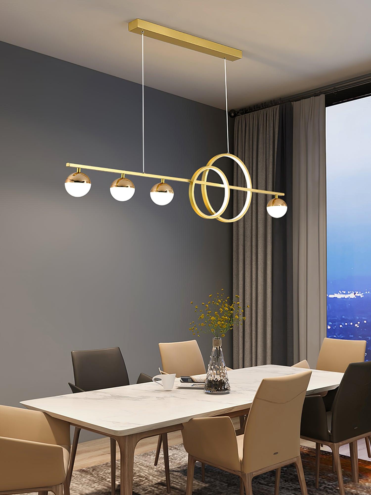 Brooklyn Double Circle Chandelier - Blowlighting