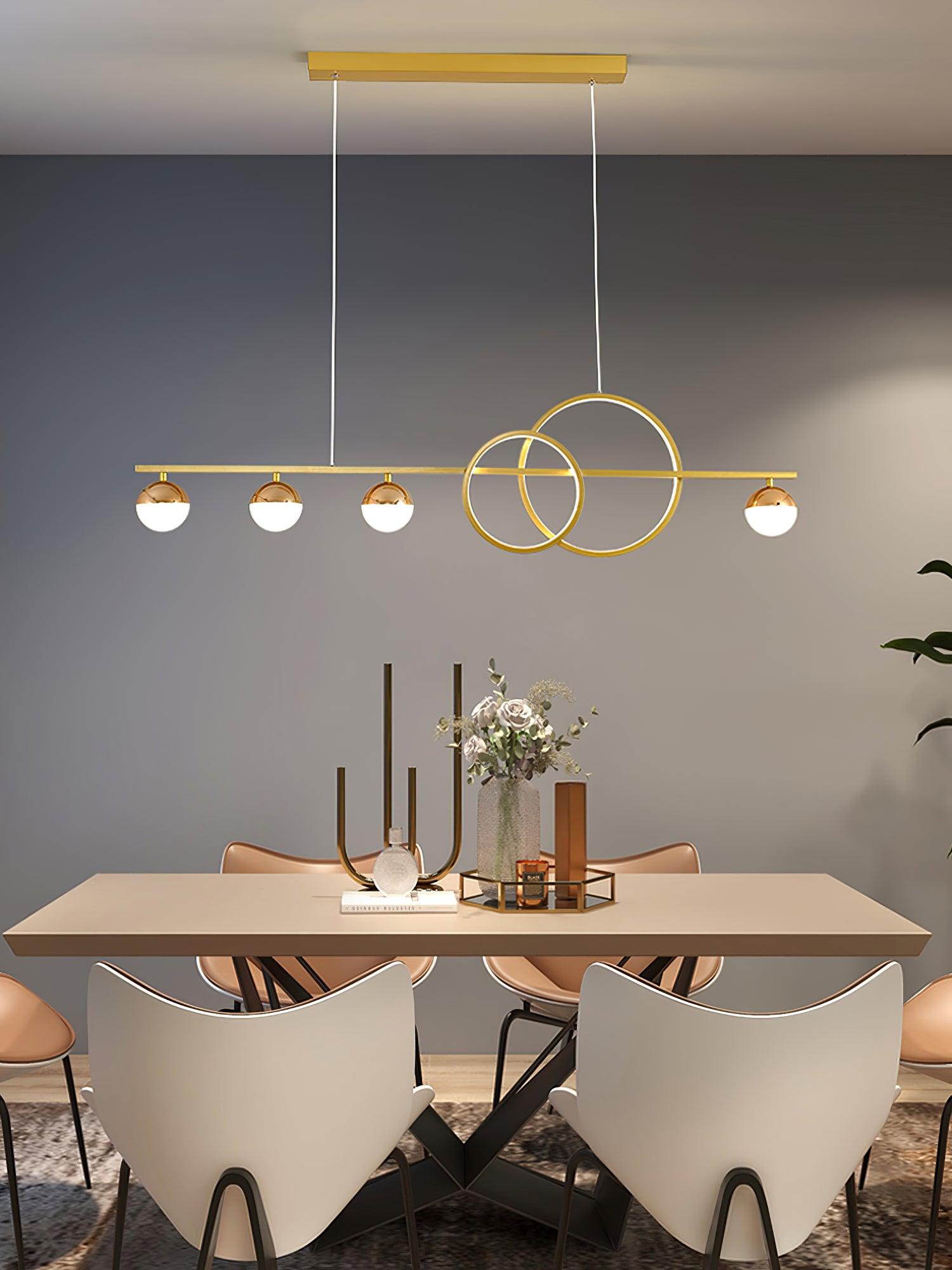 Brooklyn Double Circle Chandelier - Blowlighting