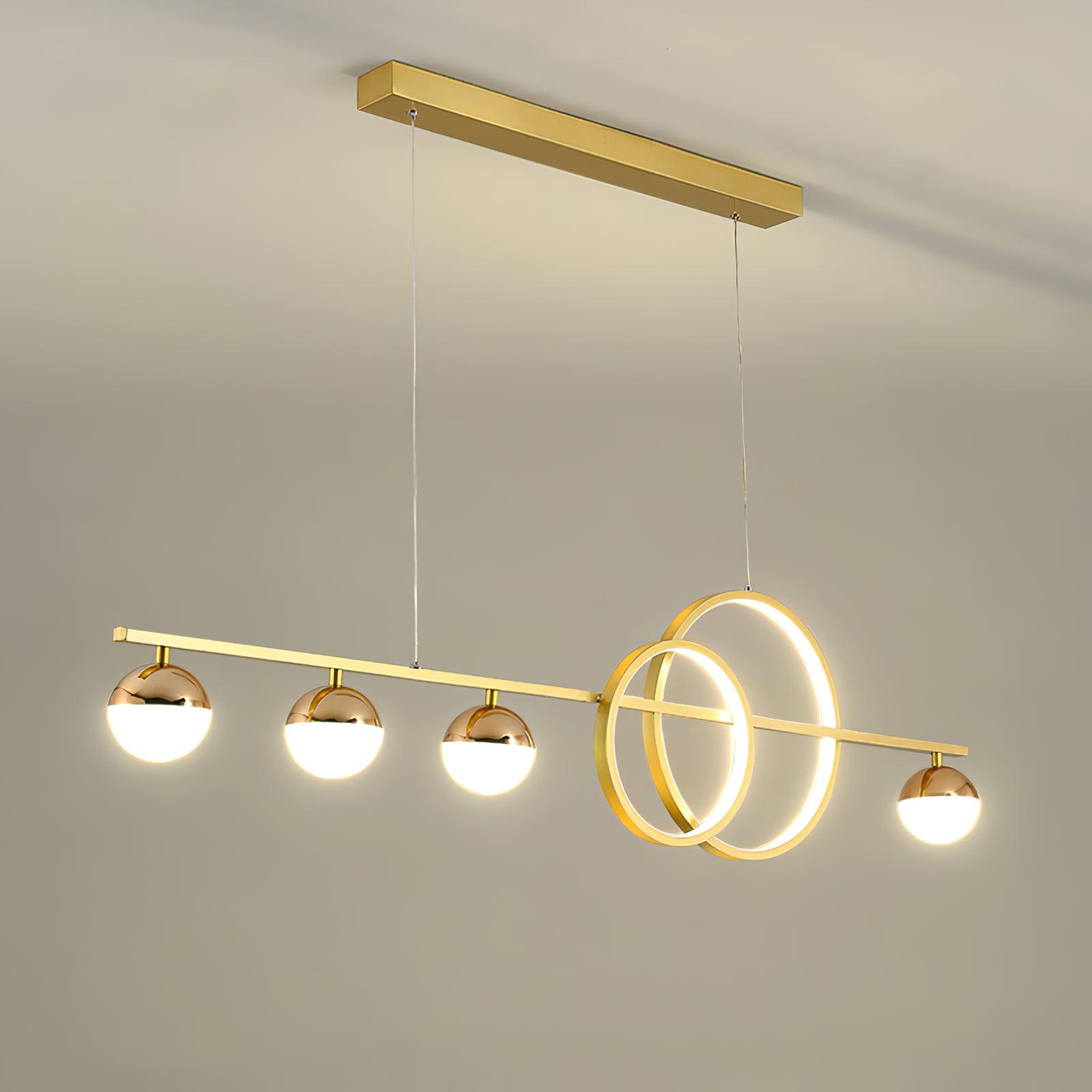 Brooklyn Double Circle Chandelier - Blowlighting