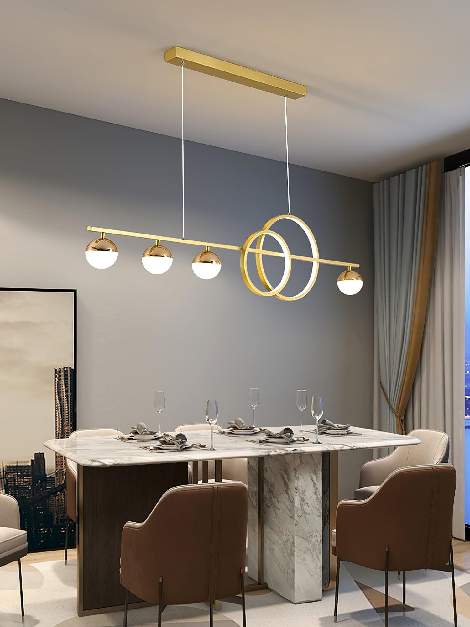 Brooklyn Double Circle Chandelier - Blowlighting