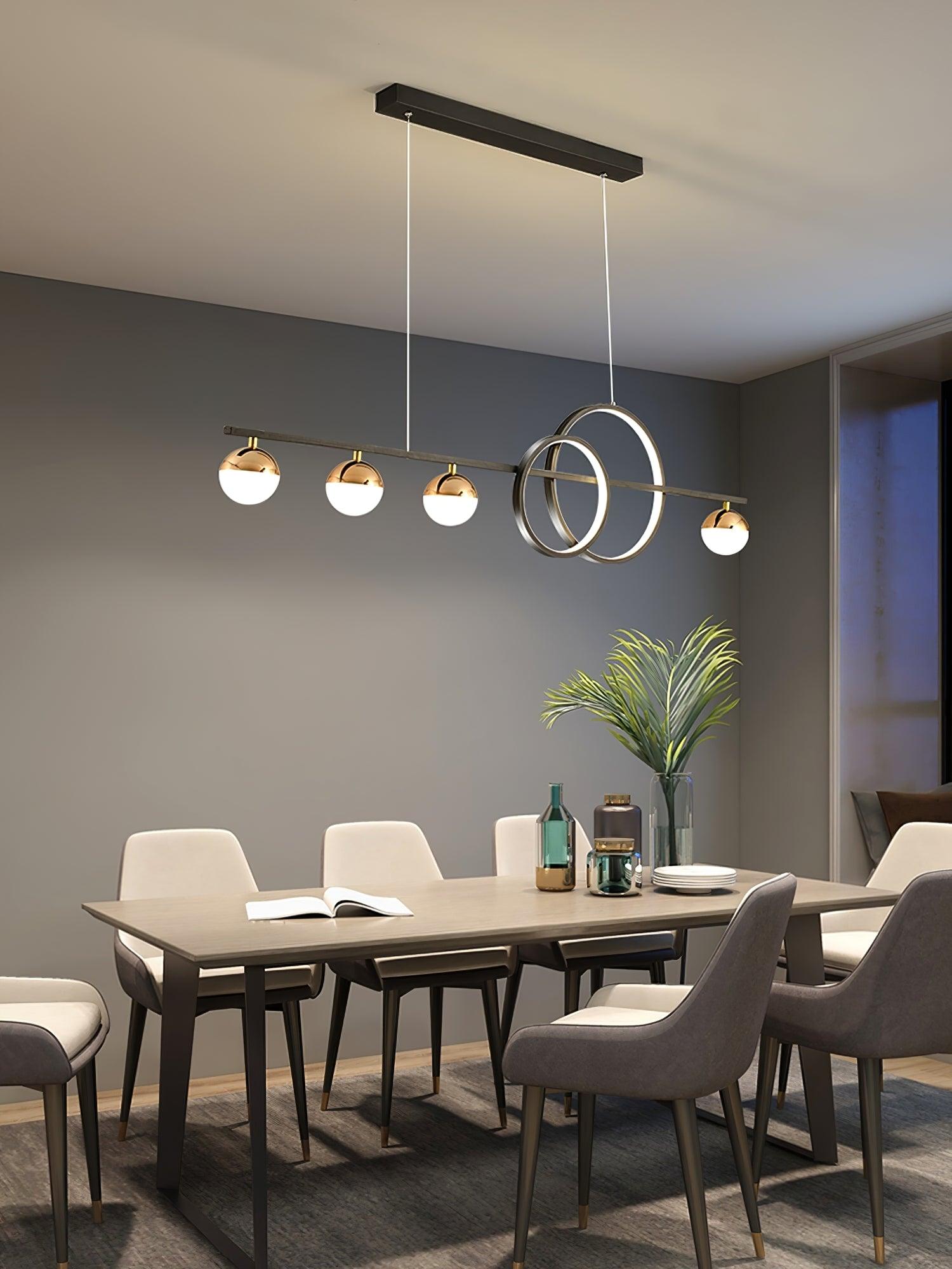 Brooklyn Double Circle Chandelier - Blowlighting