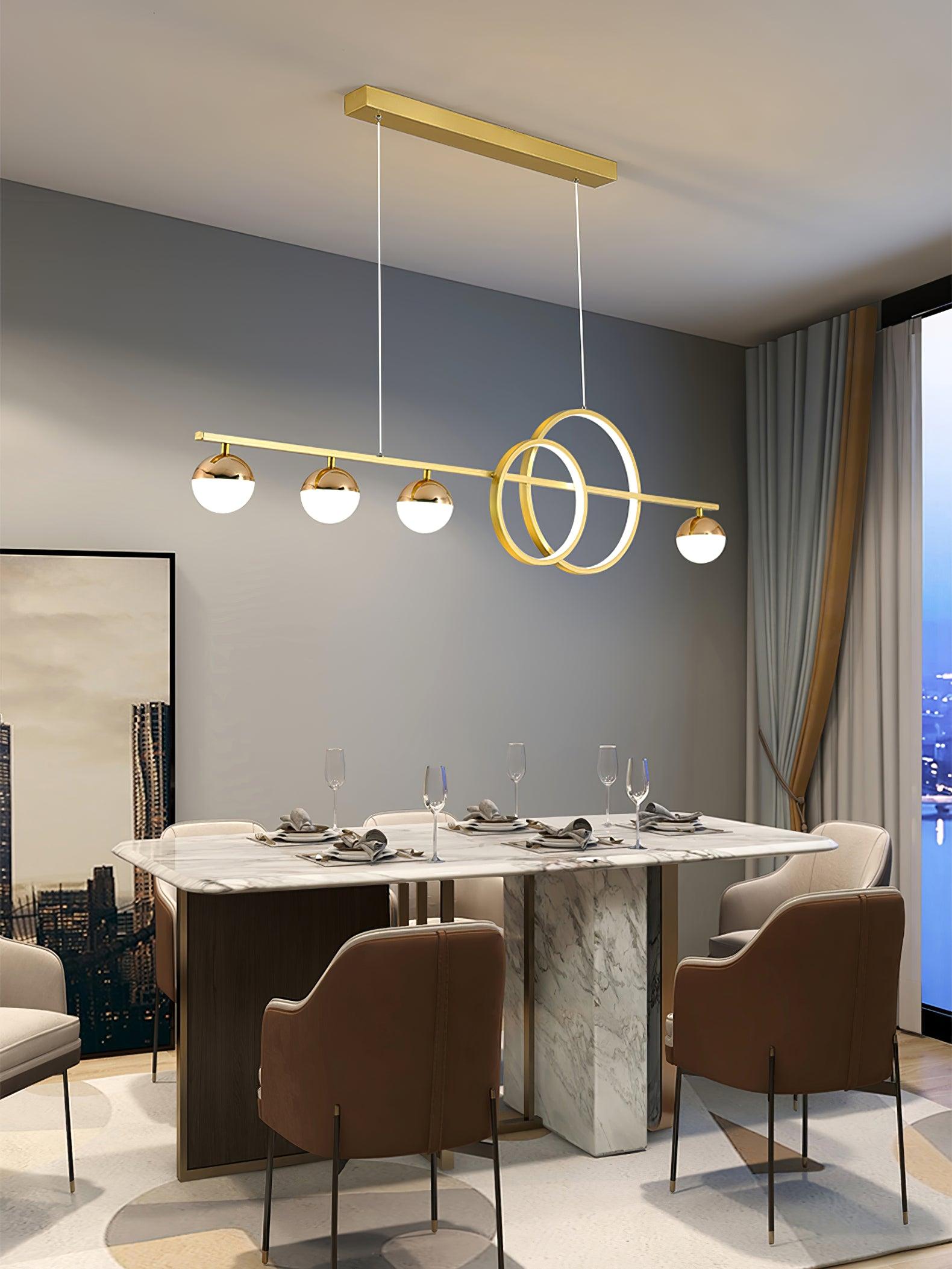 Brooklyn Double Circle Chandelier - Blowlighting