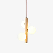 Aursorel Multi-Globe Travertine Pendant Light - Blowlighting