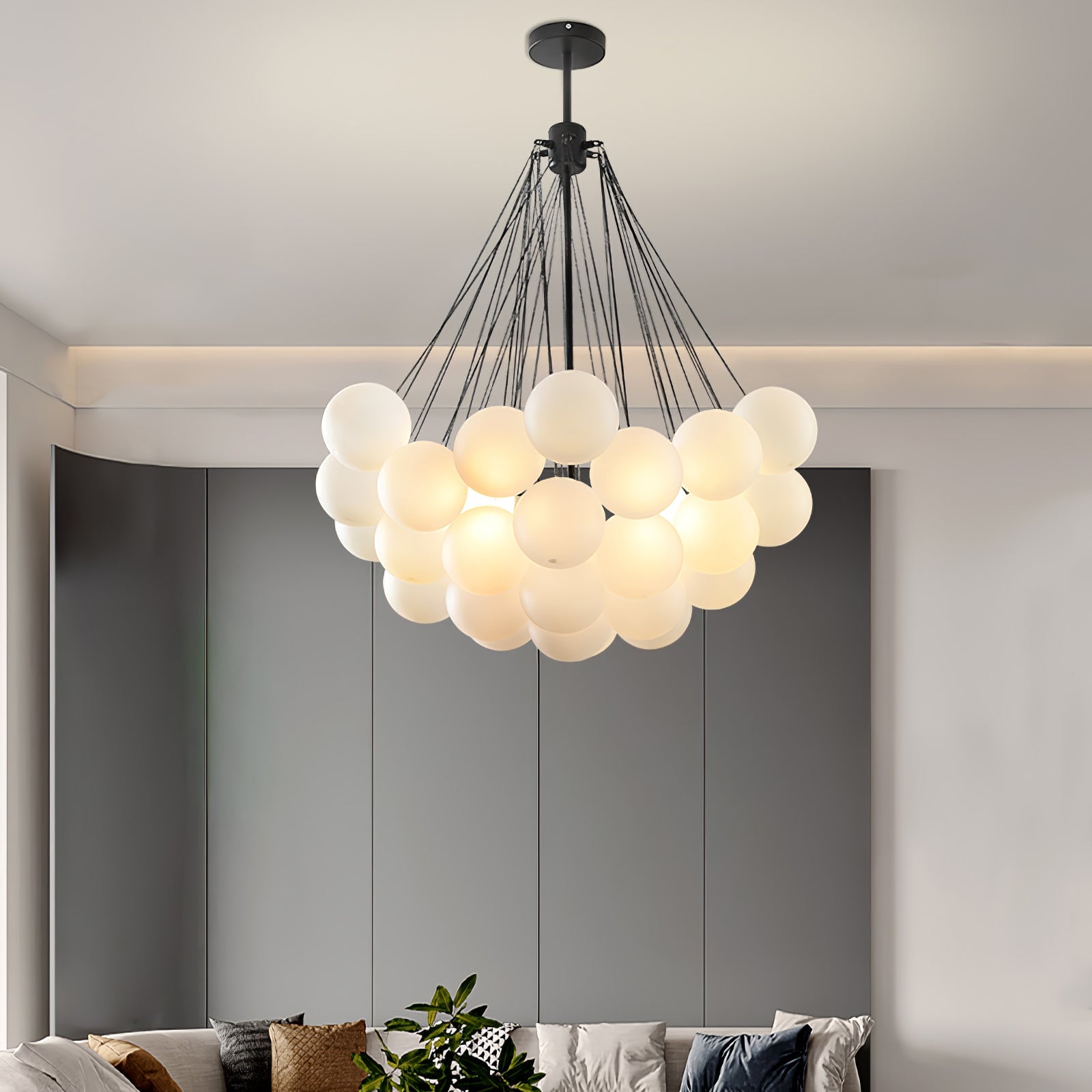 Bubble Chandelier - Blowlighting