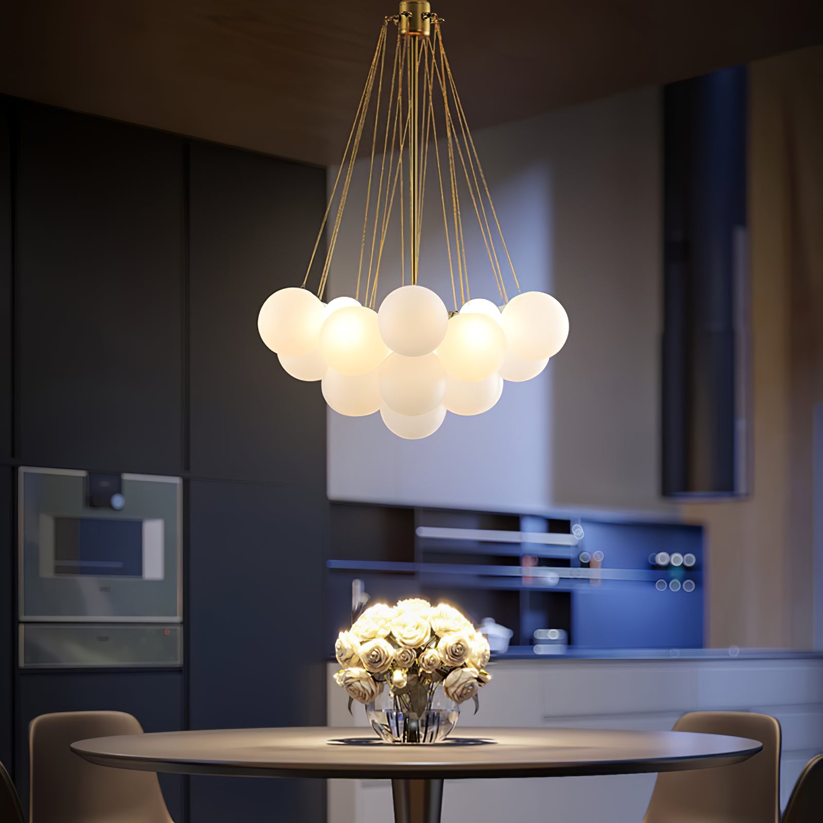 Bubble Chandelier - Blowlighting