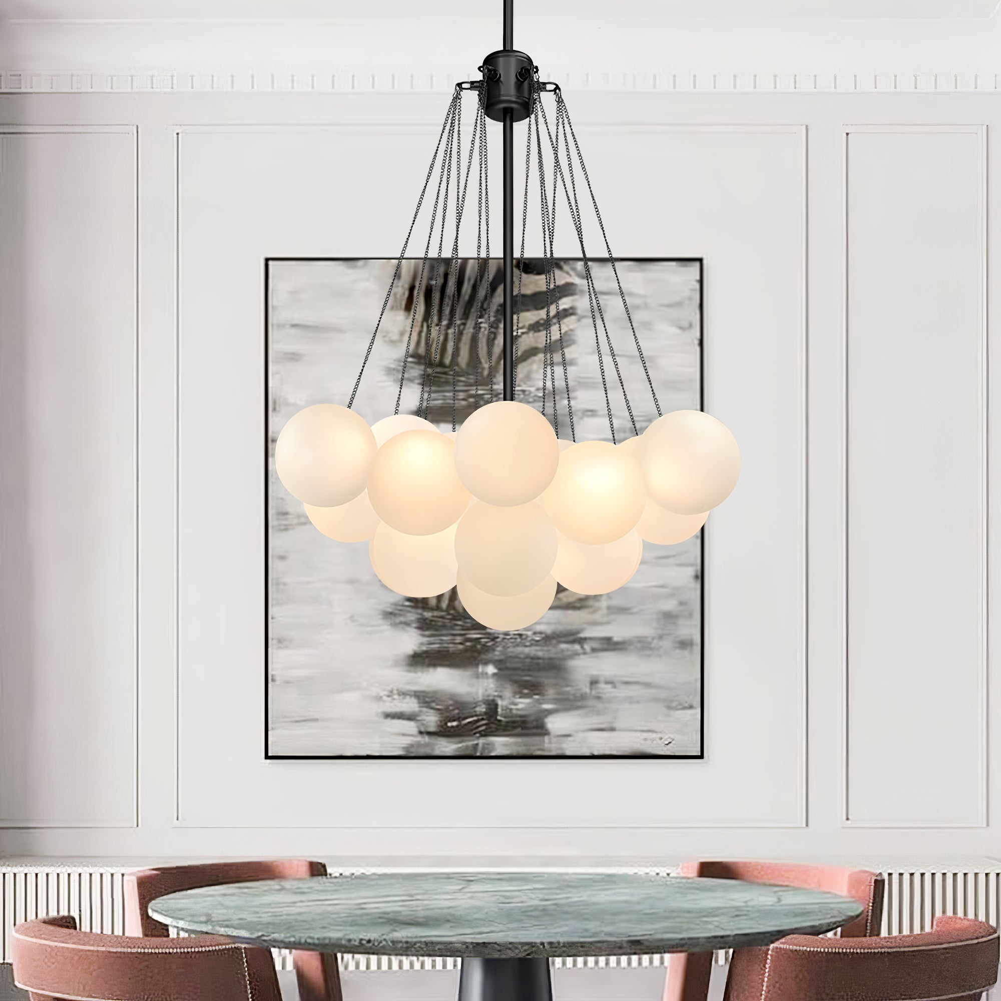 Bubble Chandelier - Blowlighting