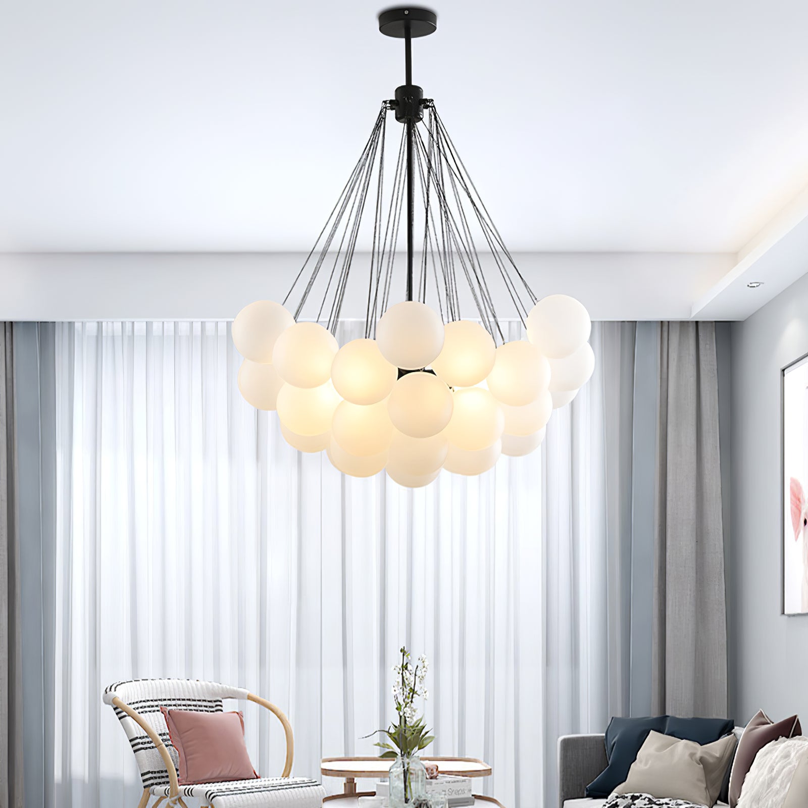 Bubble Chandelier - Blowlighting