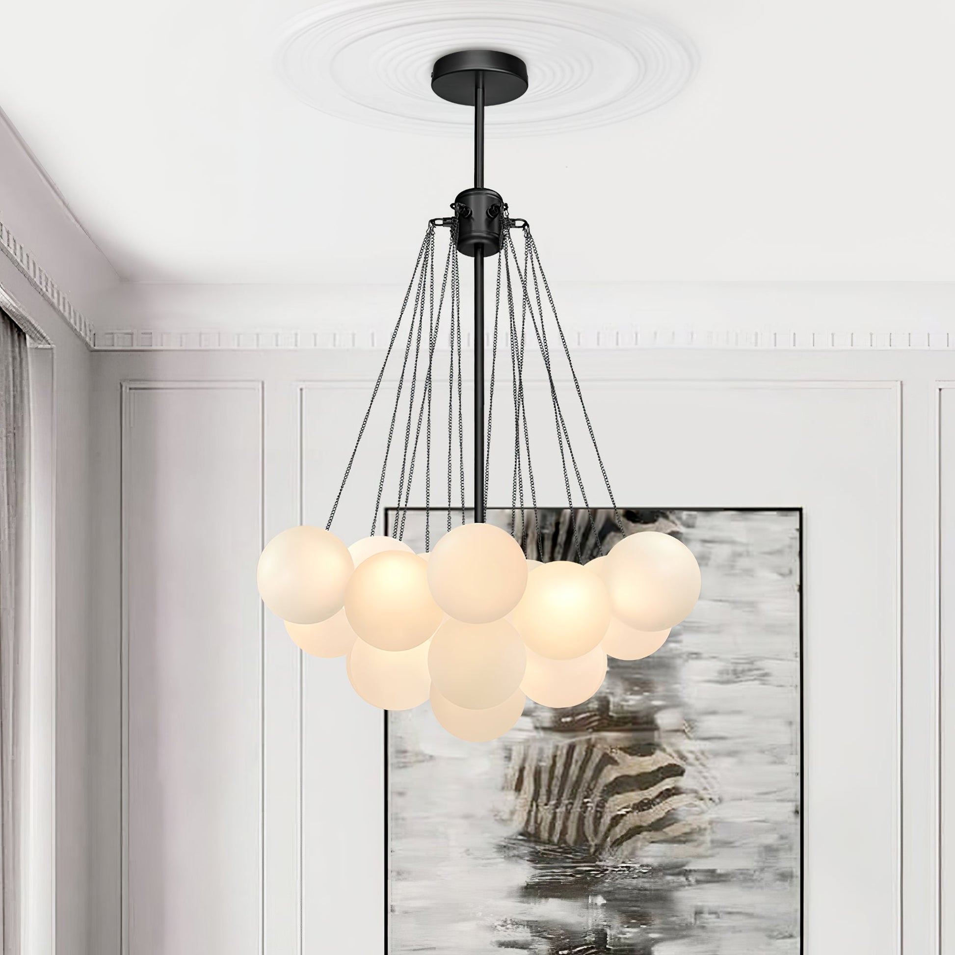 Bubble Chandelier - Blowlighting