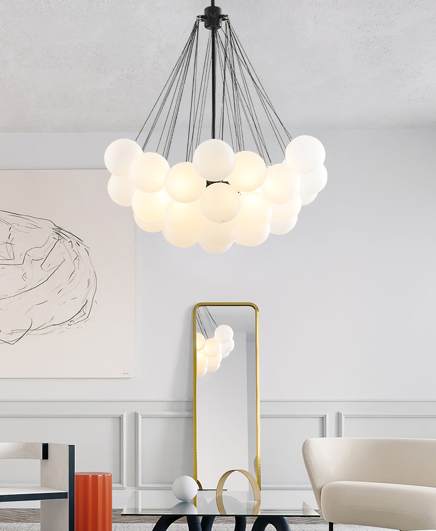 Bubble Chandelier - Blowlighting