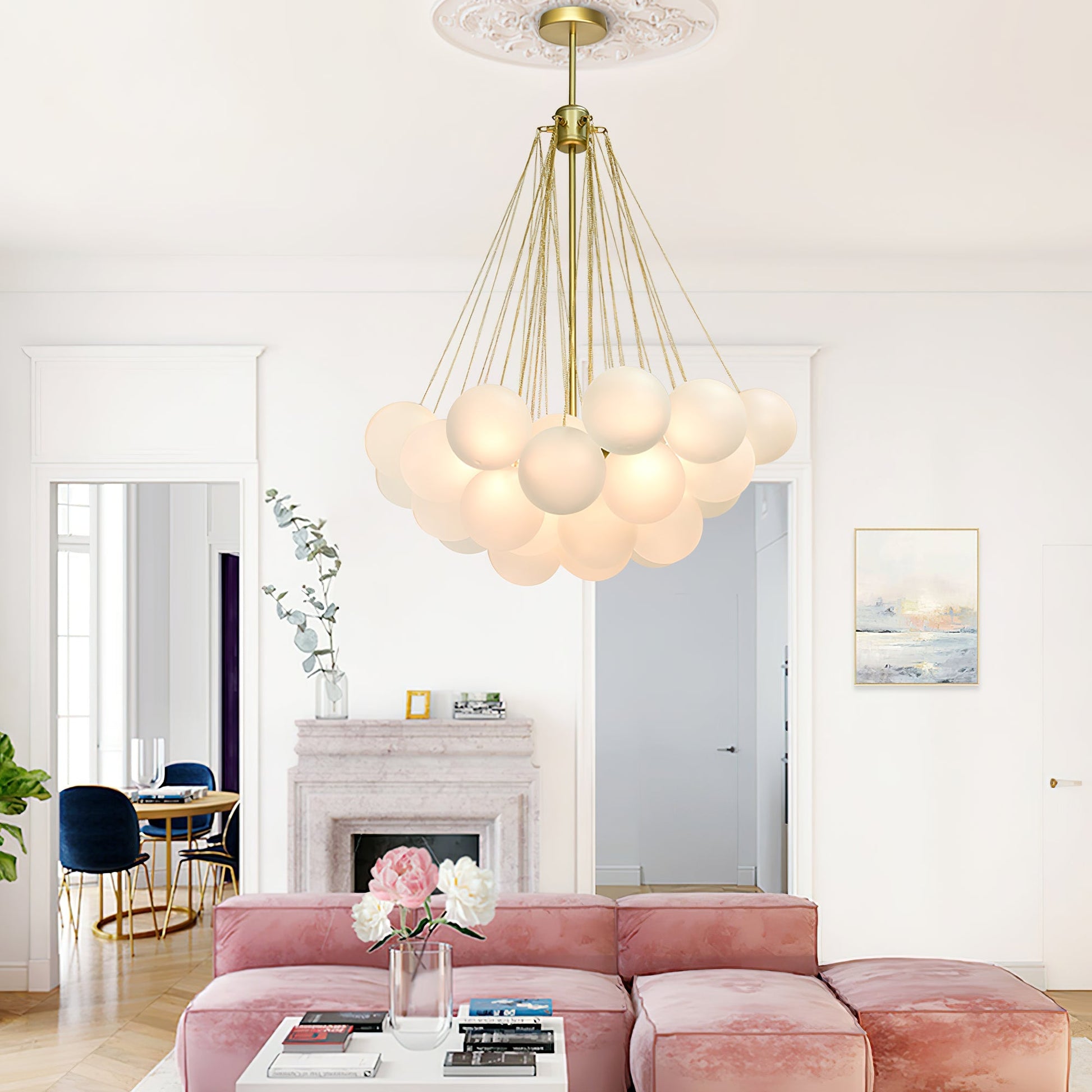Bubble Chandelier - Blowlighting