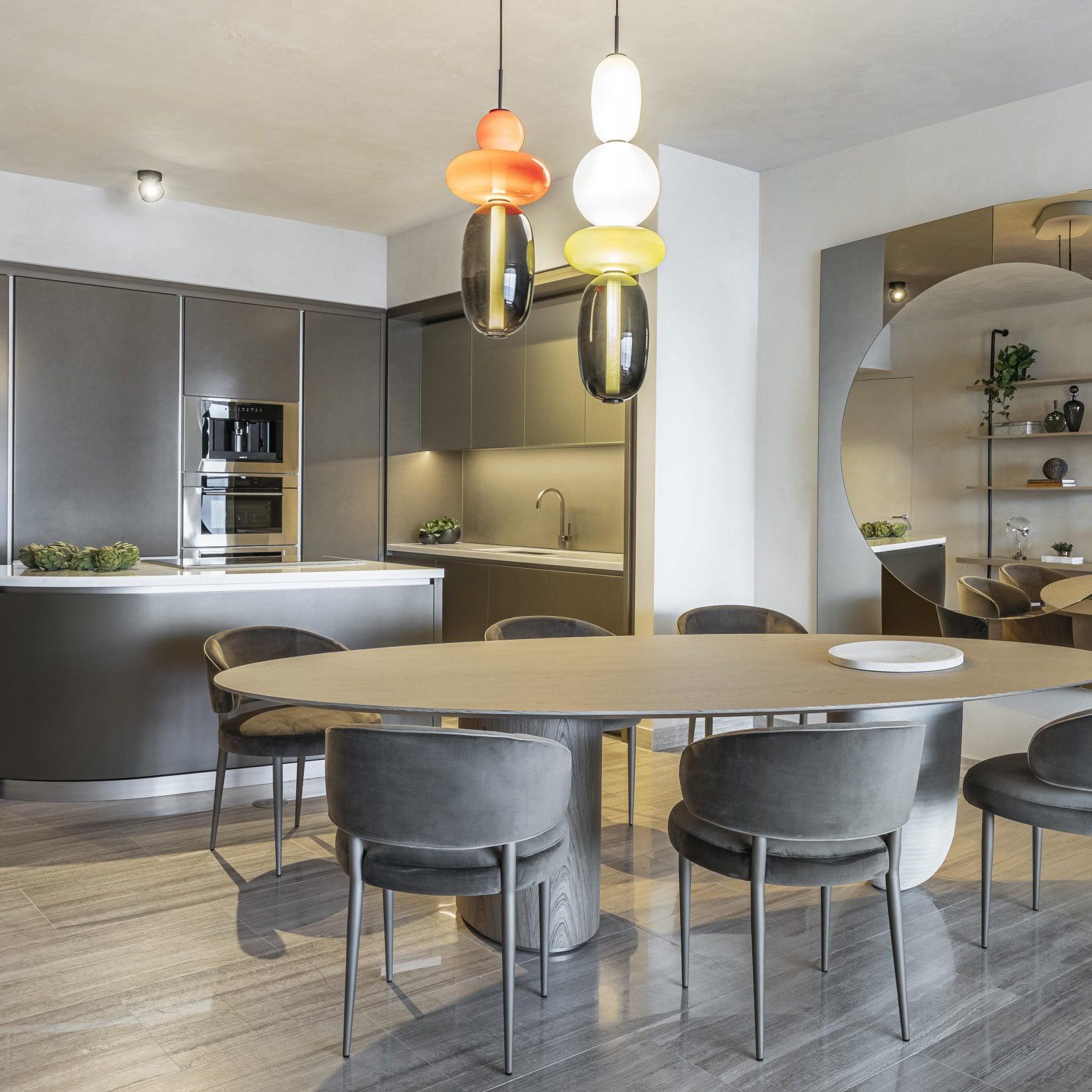 Candied Glass Combo Pendant Light - Blowlighting