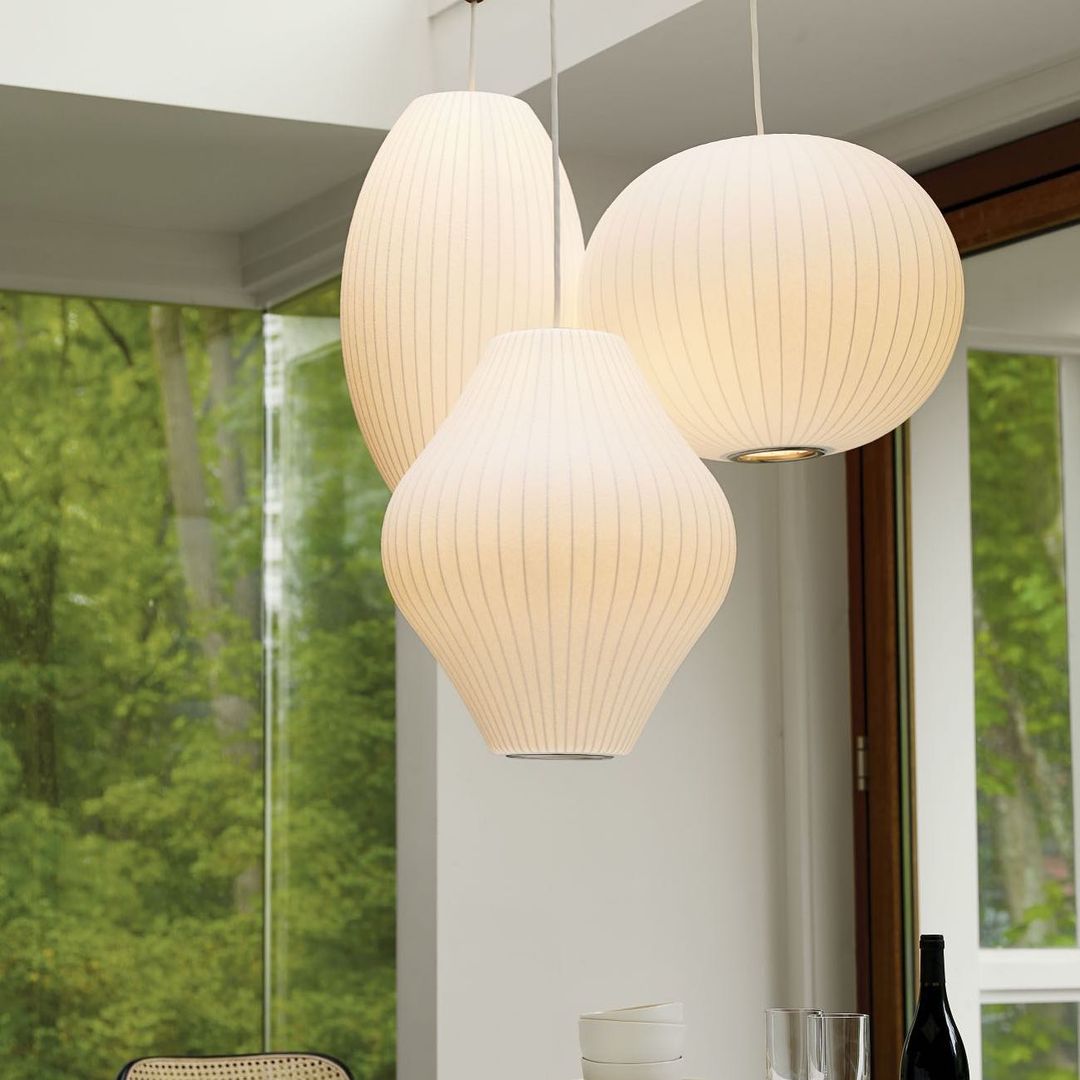 Bubble Mulberry Silk Pendant Lamp - Blowlighting