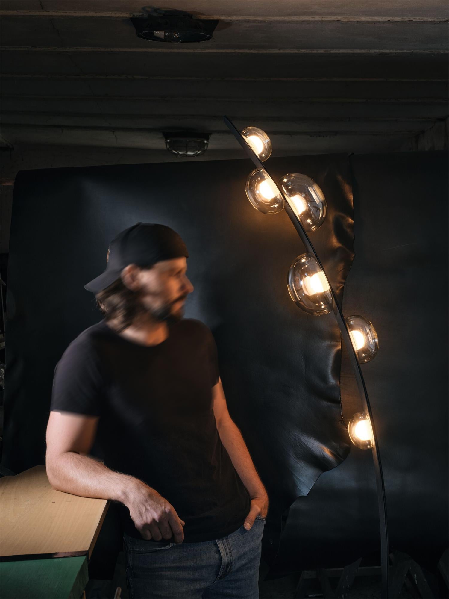 Bubbles Glass Floor Lamp - Blowlighting