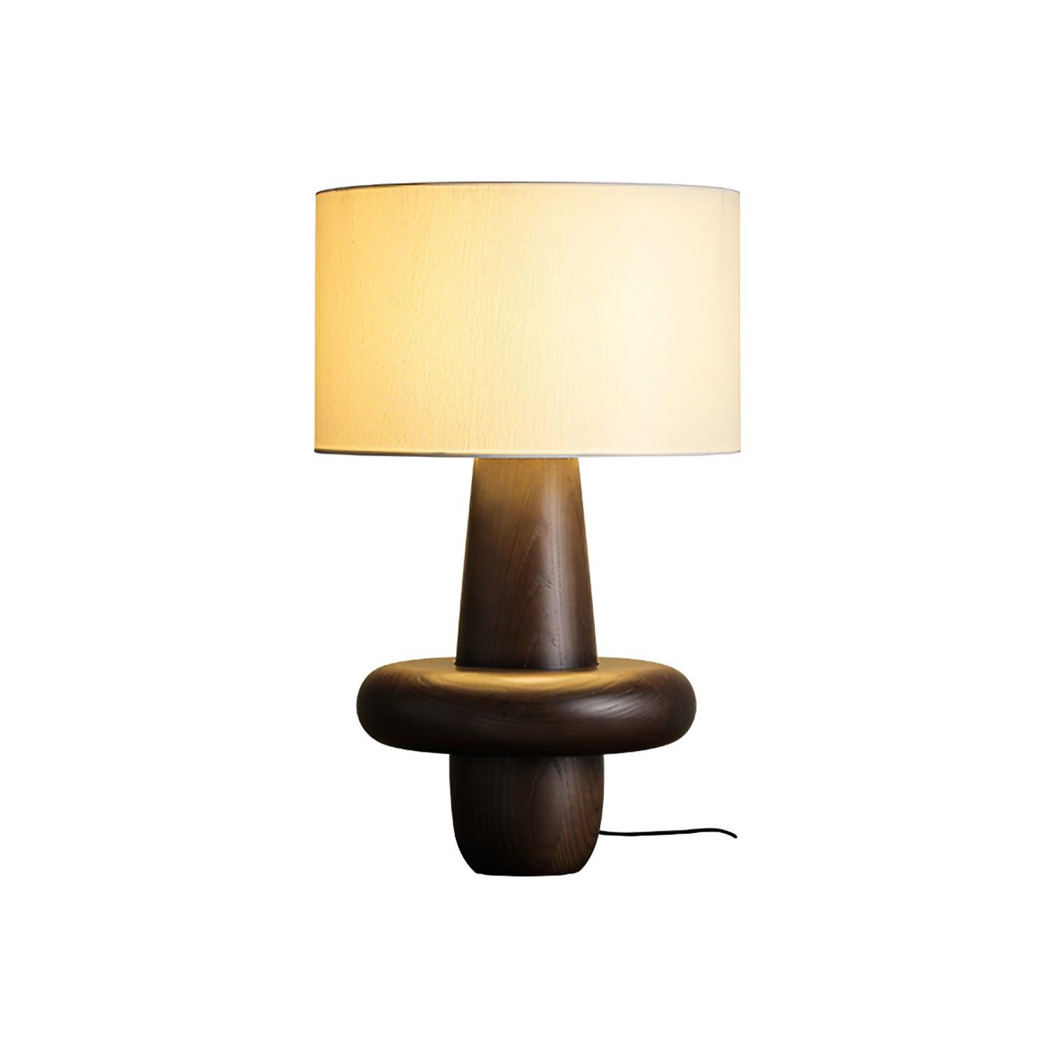 Ring Minimalist Wood Table Lamp - Blowlighting