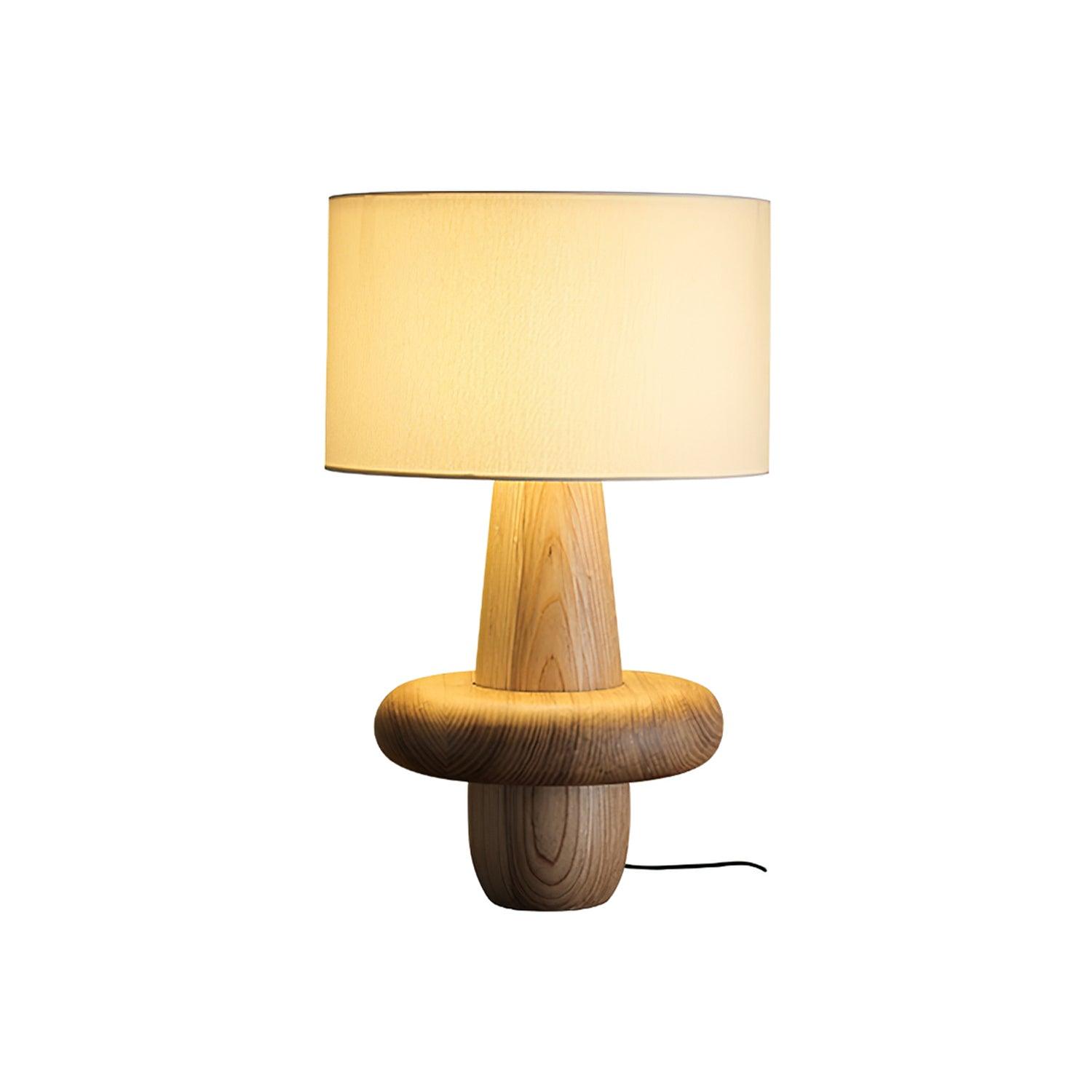 Ring Minimalist Wood Table Lamp - Blowlighting
