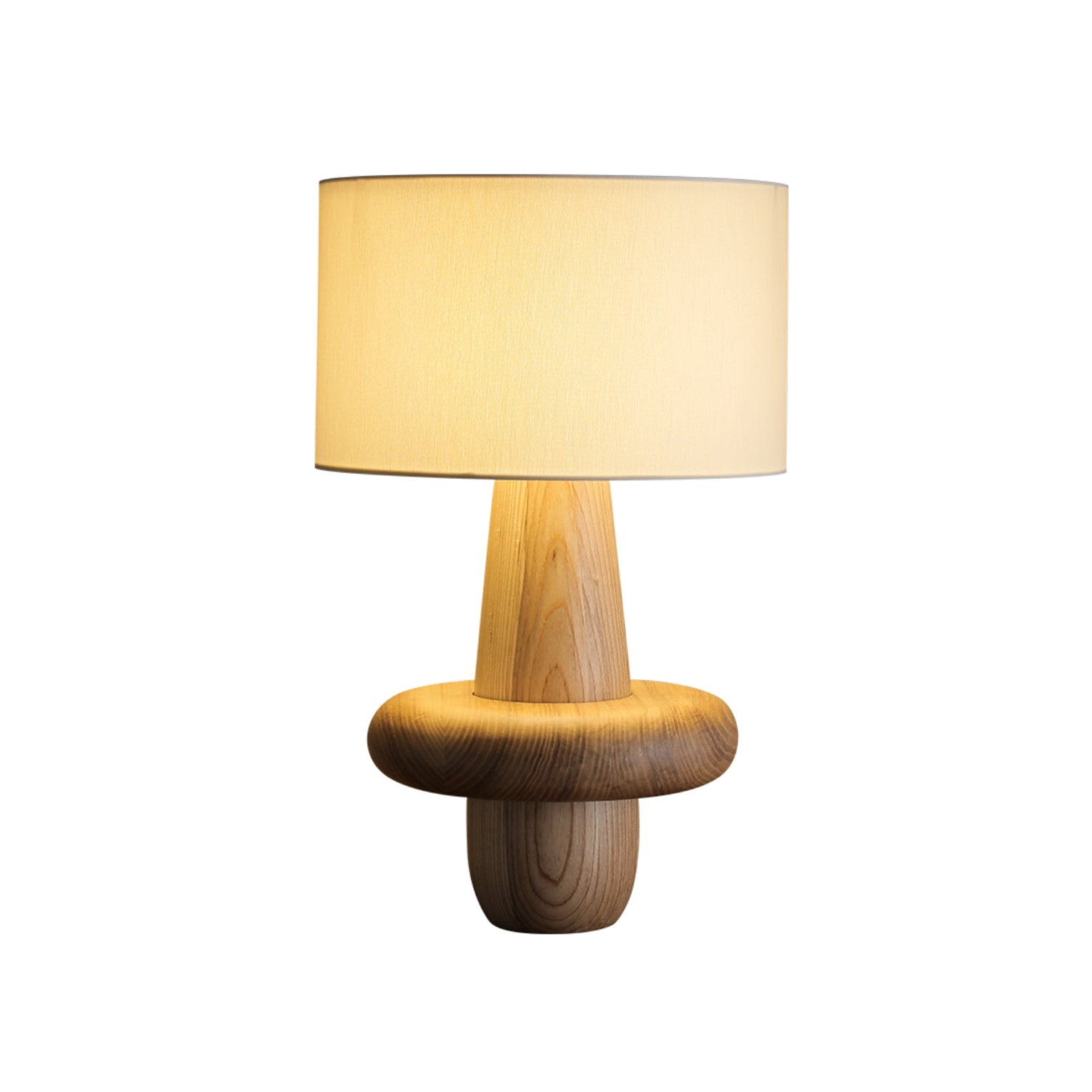 Ring Minimalist Wood Table Lamp - Blowlighting