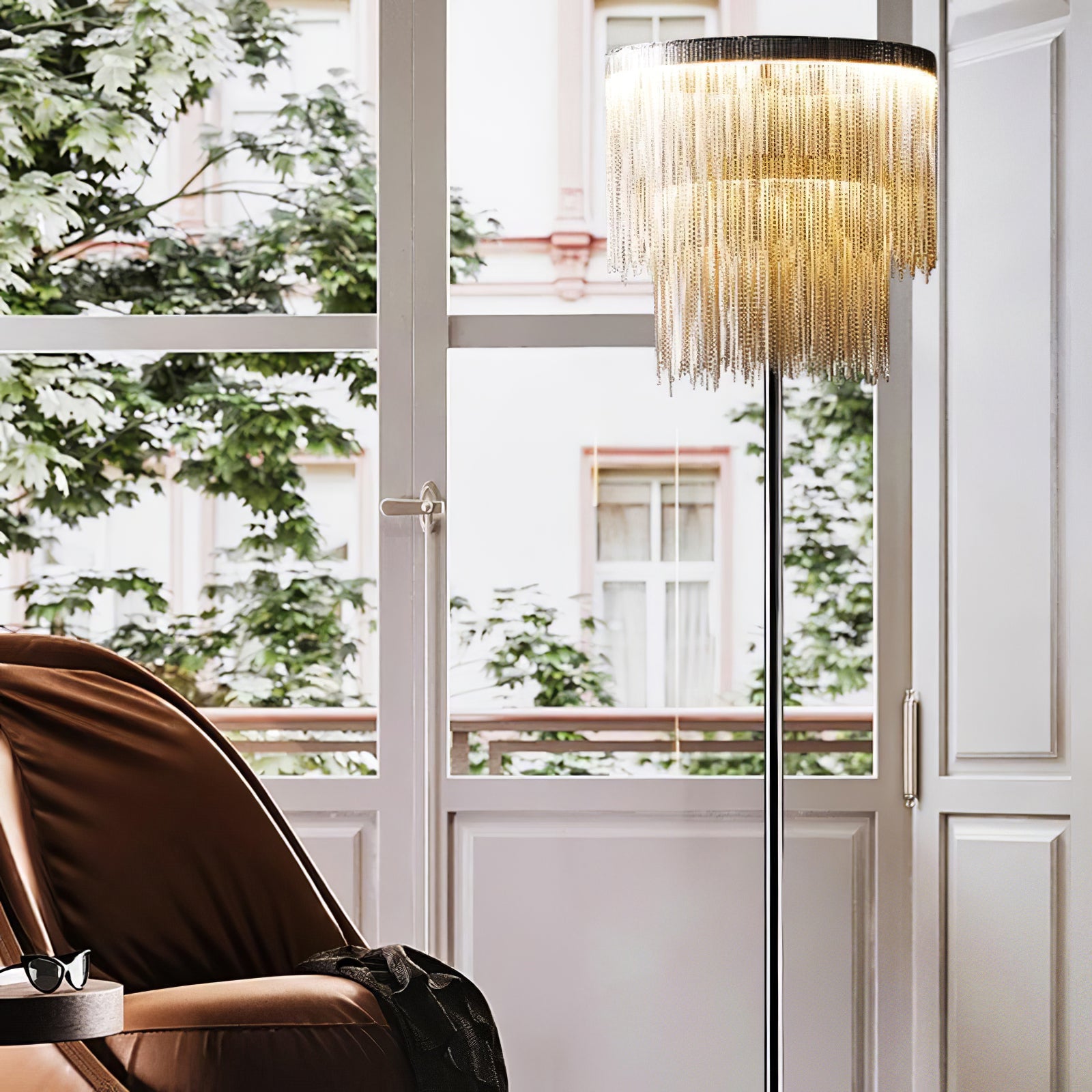 Cadena Tassel Floor Lamp - Blowlighting