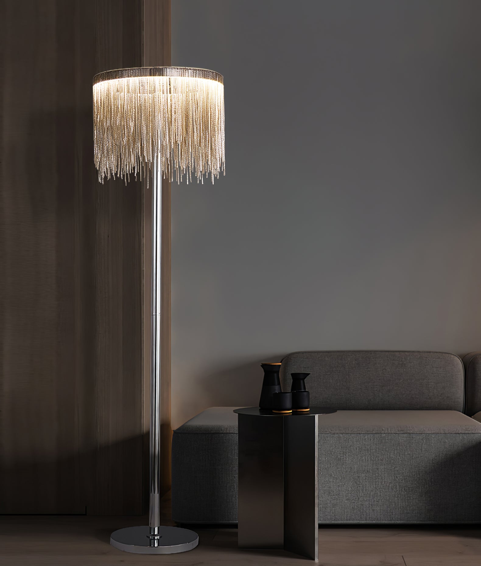 Cadena Tassel Floor Lamp - Blowlighting