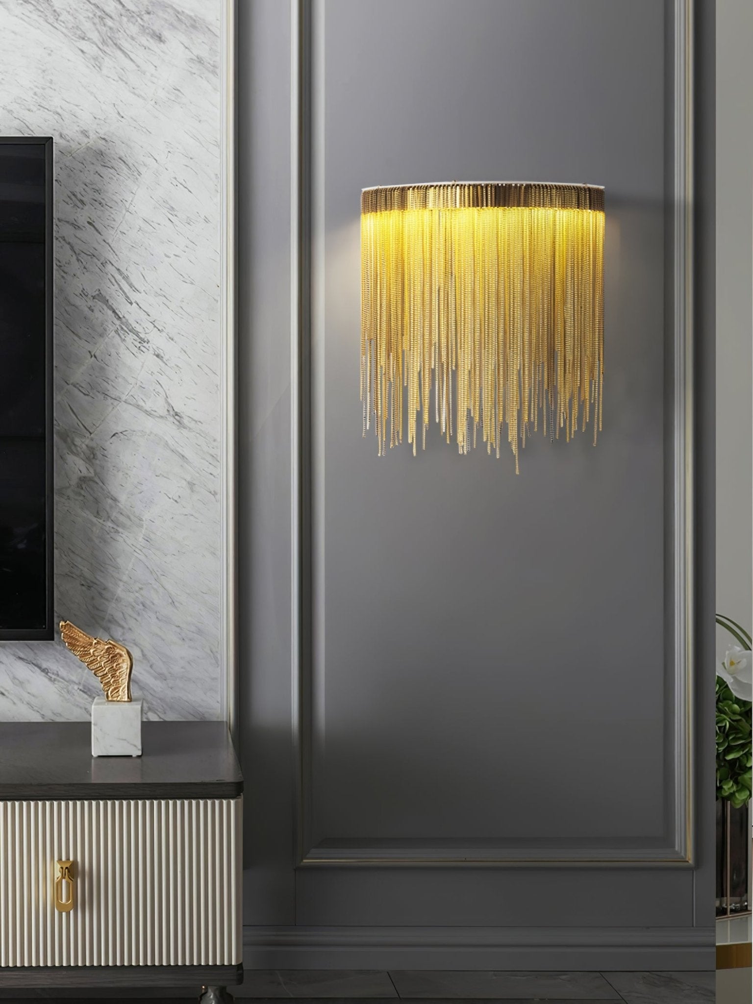 Cadena Tassel Wall Lamp - Blowlighting