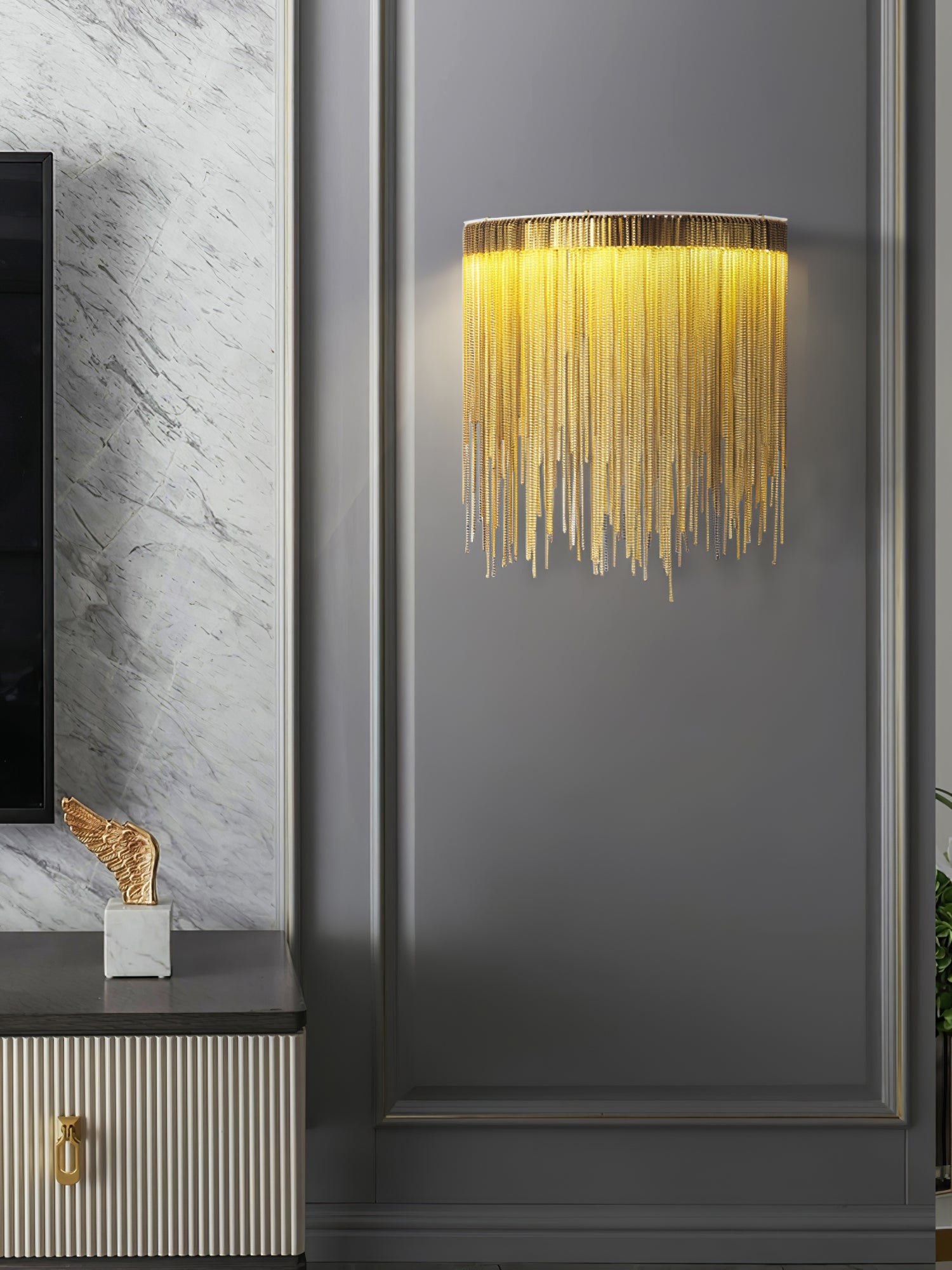 Cadena Tassel Wall Lamp - Blowlighting
