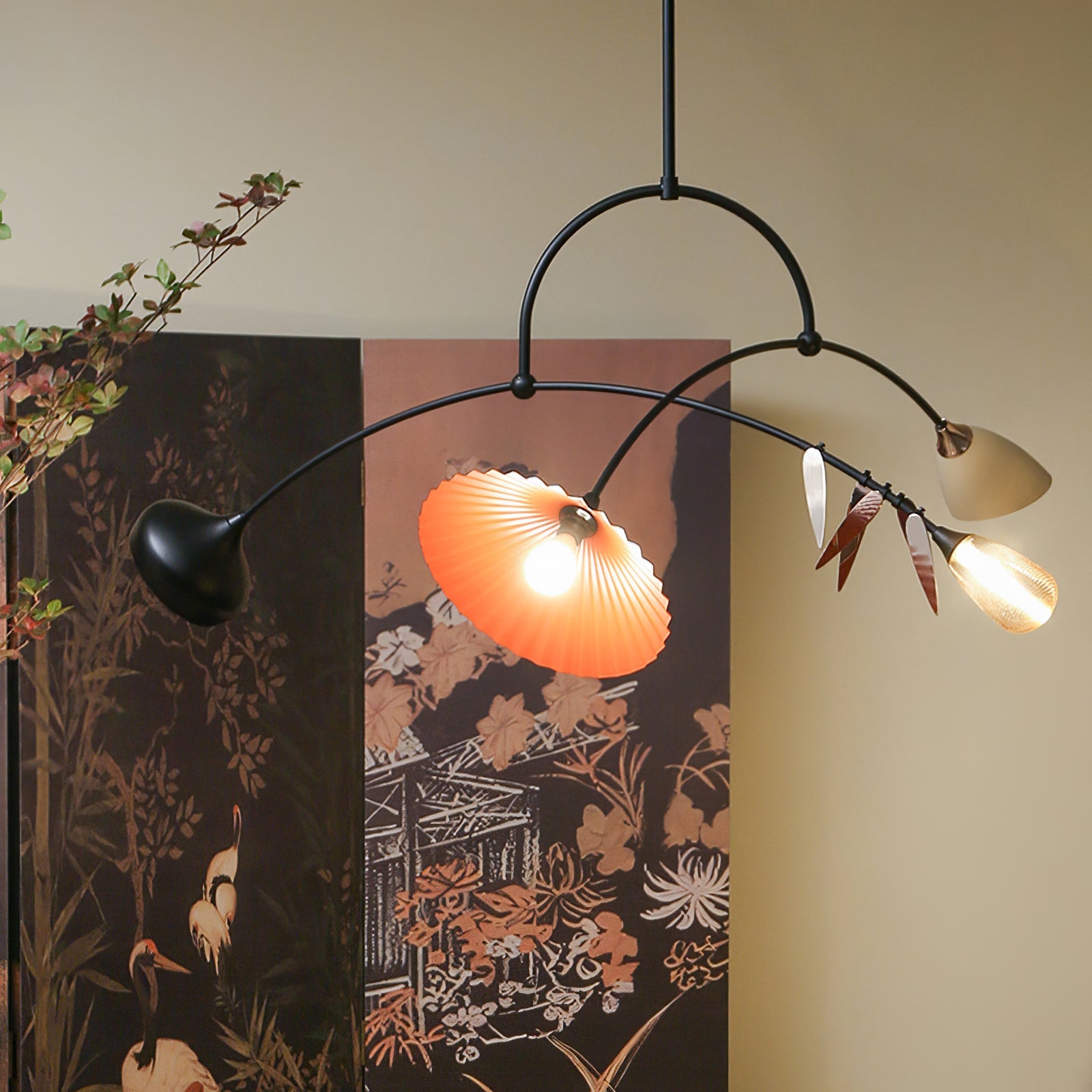 FloraCurv Glass Artisan Pendant Light - Blowlighting