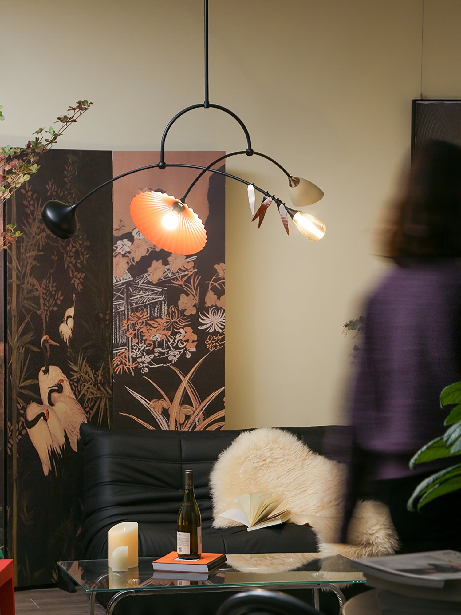 FloraCurv Glass Artisan Pendant Light - Blowlighting