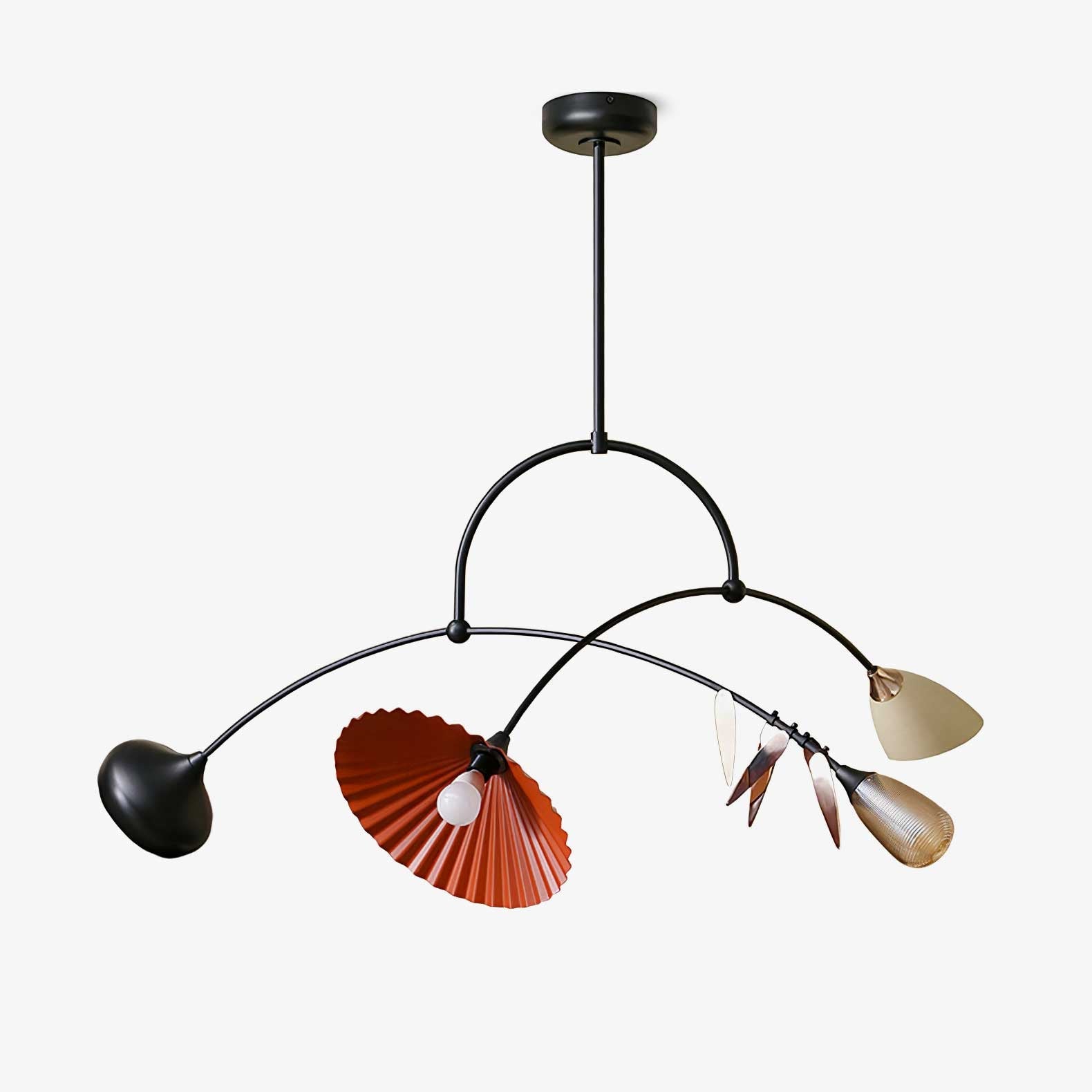 FloraCurv Glass Artisan Pendant Light - Blowlighting