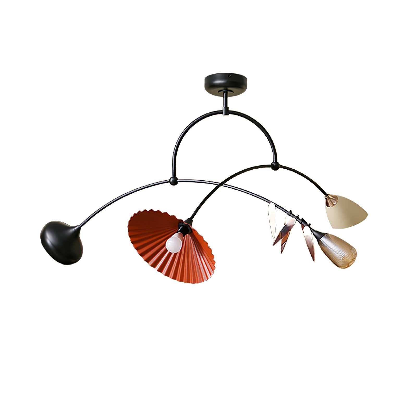 FloraCurv Glass Artisan Pendant Light - Blowlighting