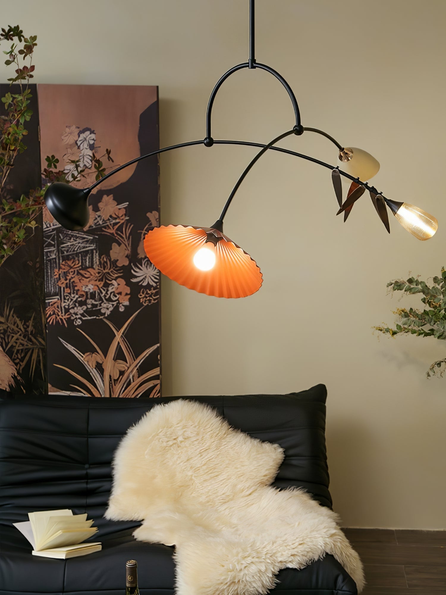 FloraCurv Glass Artisan Pendant Light - Blowlighting