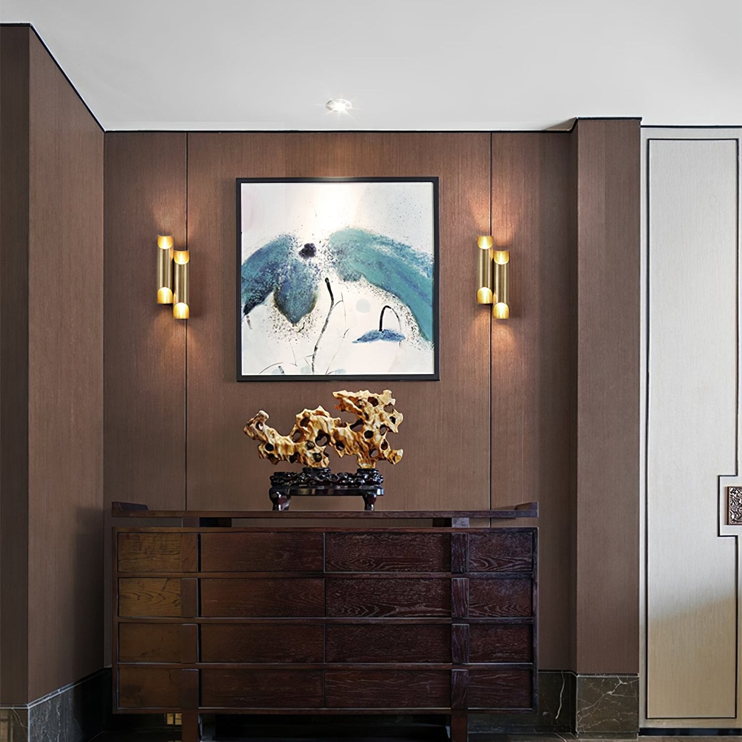 Callahan Brass Wall Lamp - Blowlighting