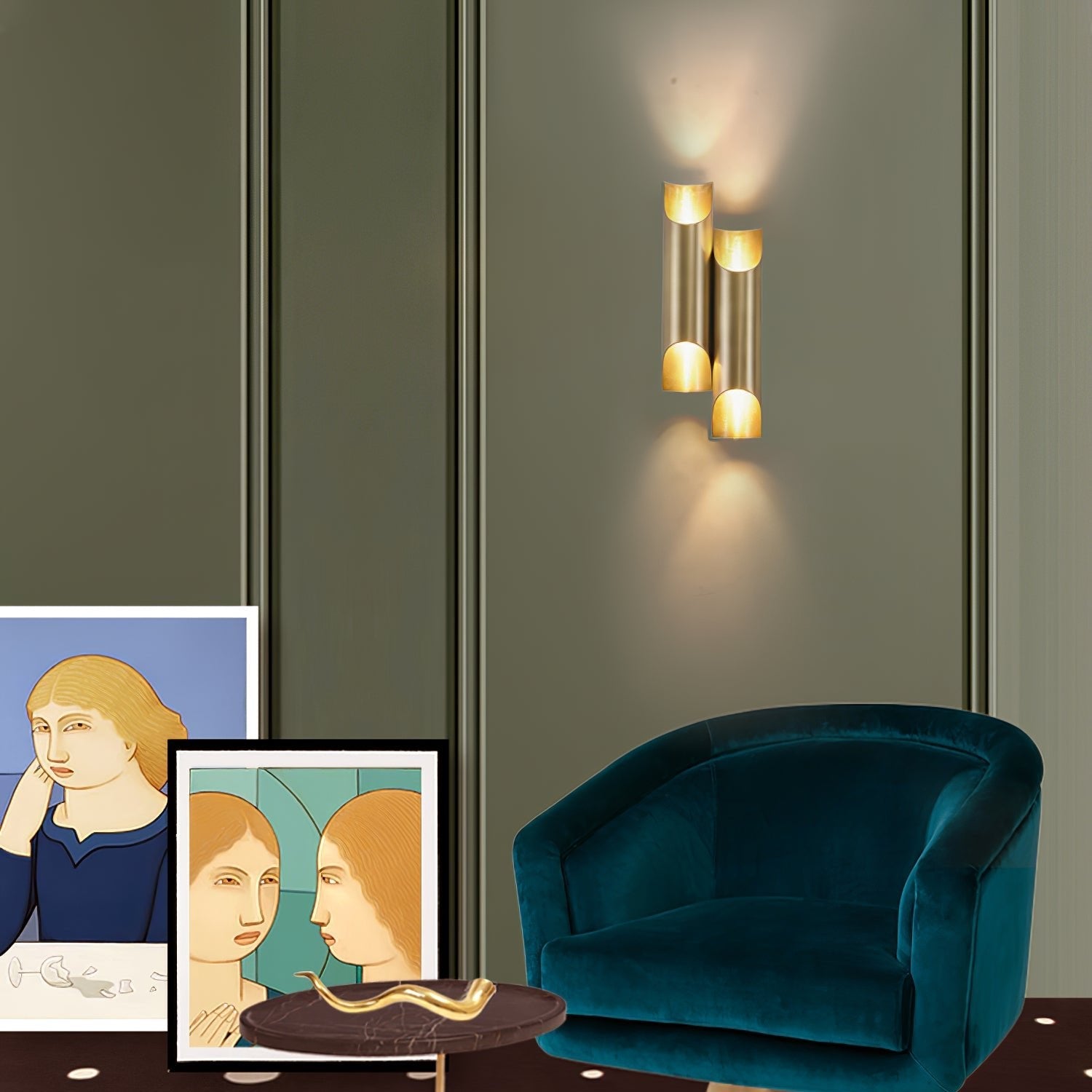 Callahan Brass Wall Lamp - Blowlighting