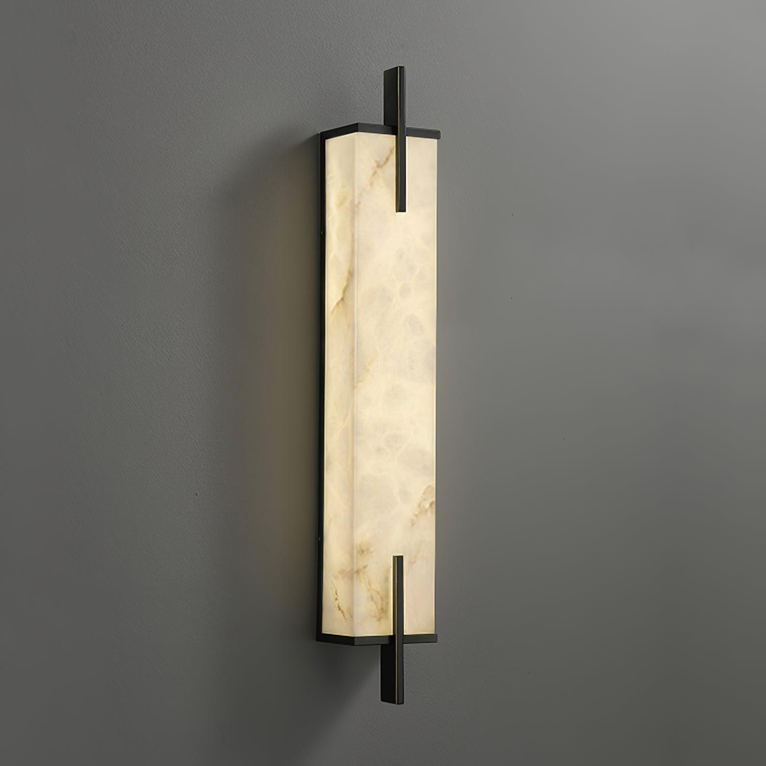 Aurcarir Rectangular Alabaster Wall Light - Blowlighting