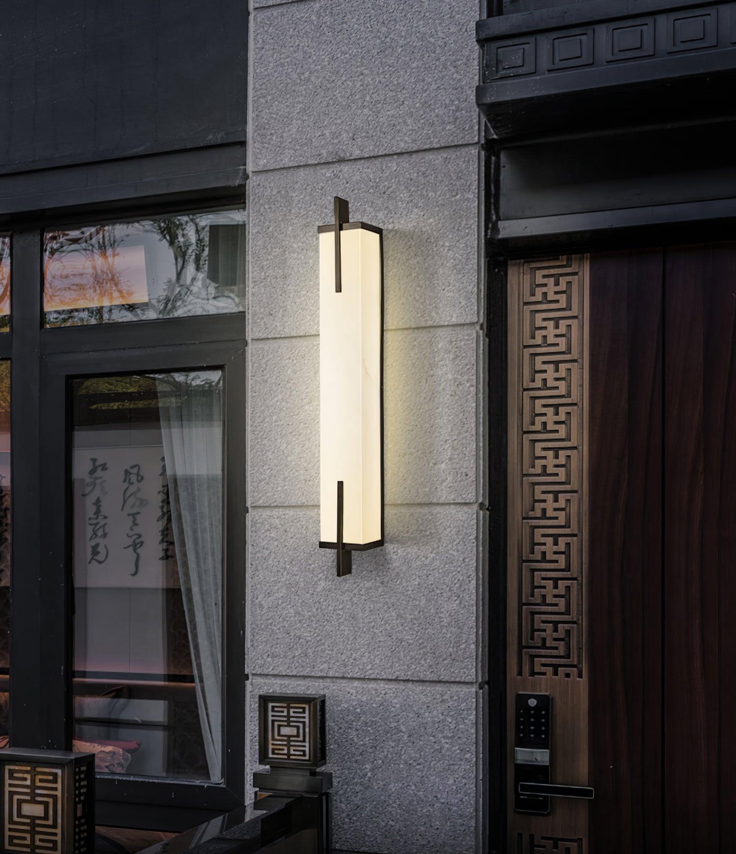 Aurcarir Rectangular Alabaster Wall Light - Blowlighting