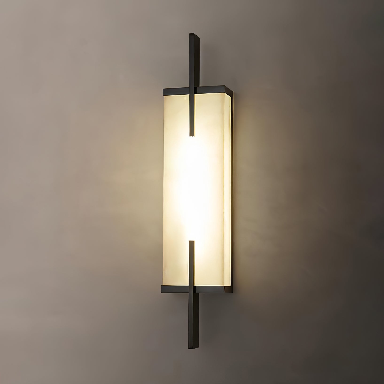 Aurcarir Rectangular Alabaster Wall Light - Blowlighting