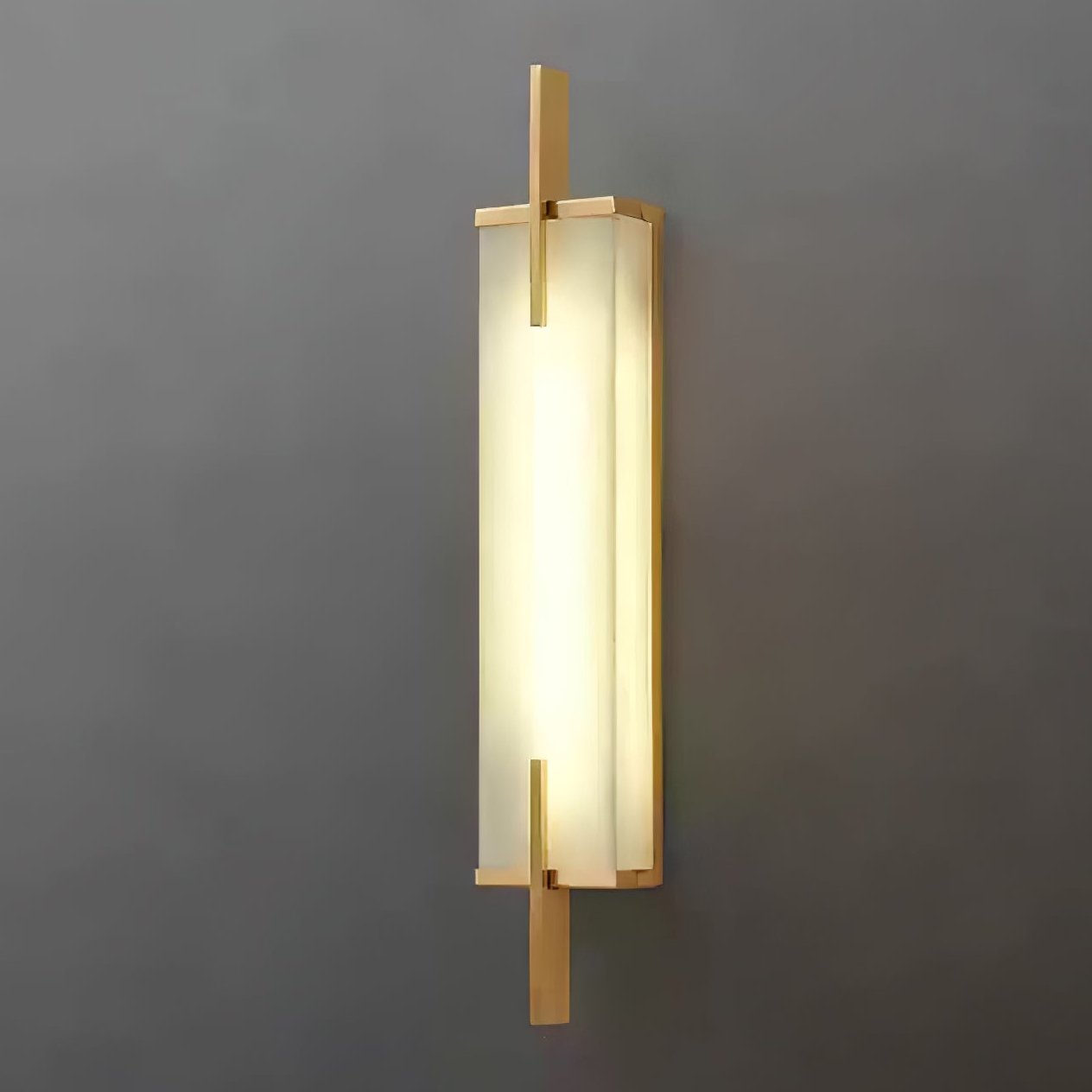 Aurcarir Rectangular Alabaster Wall Light - Blowlighting