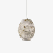 Thalia Minimalist Alabaster Pendant Light - Blowlighting