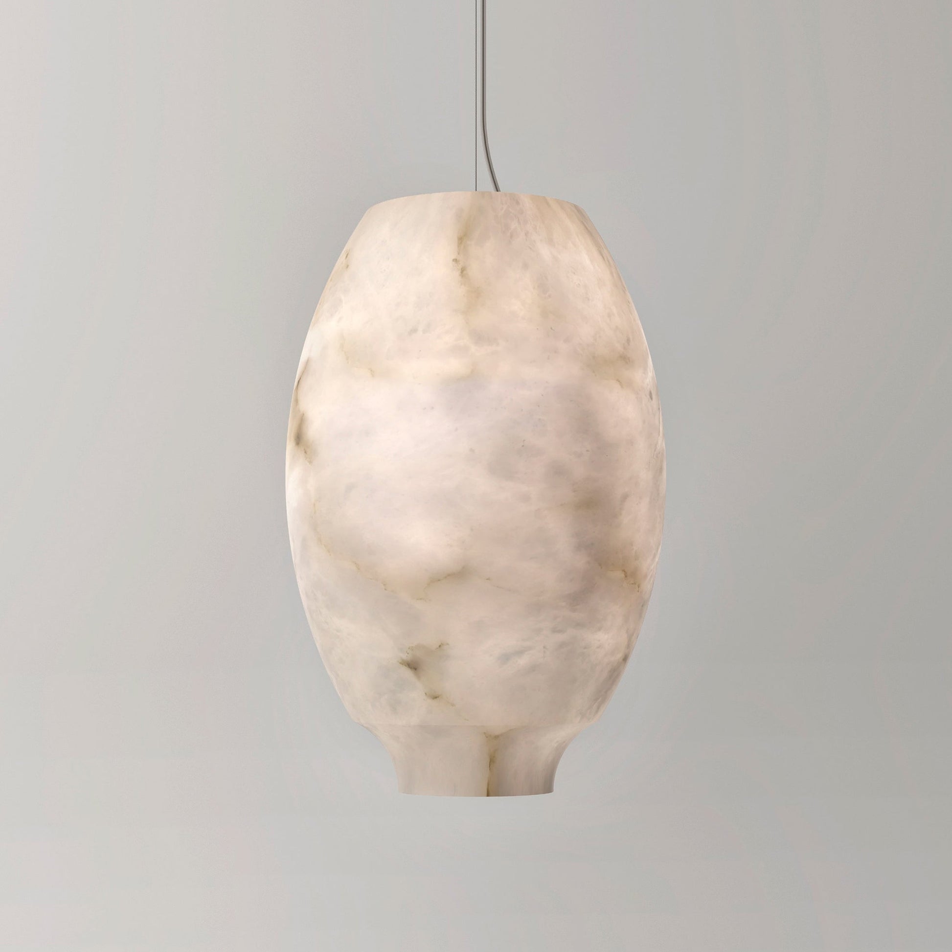 Thalia Minimalist Alabaster Pendant Light - Blowlighting