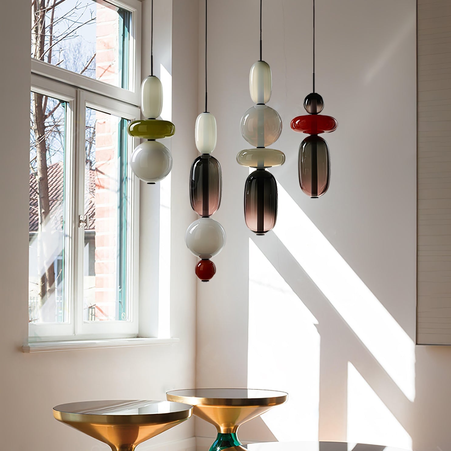 Candied Glass Combo Pendant Light - Blowlighting