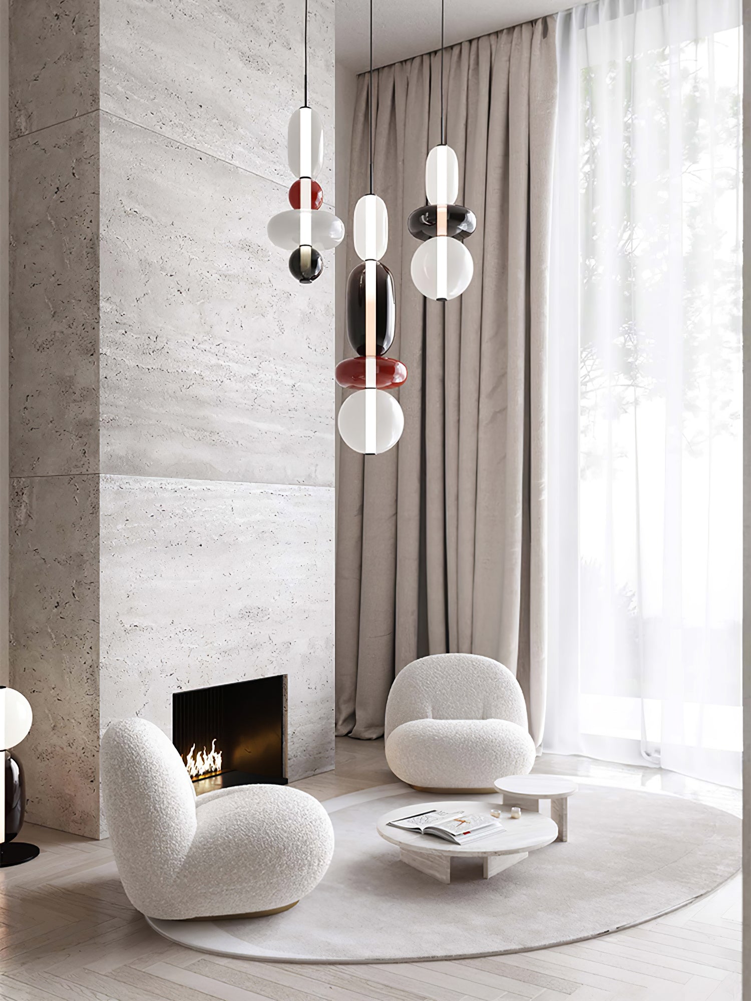 Candied Glass Combo Pendant Light - Blowlighting