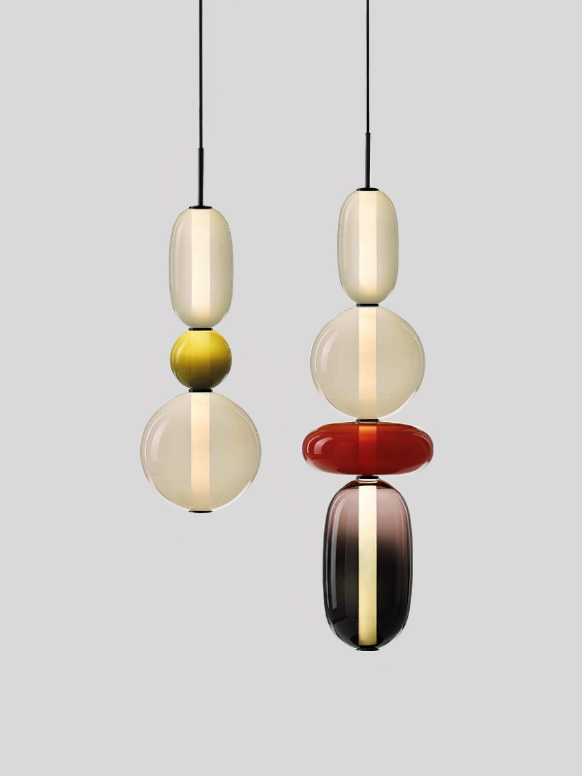 Candied Glass Combo Pendant Light - Blowlighting
