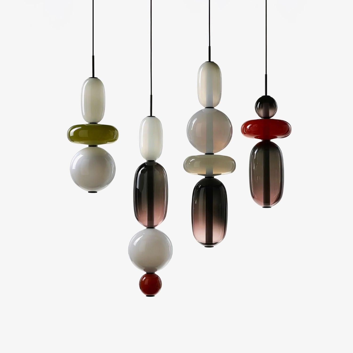 Candied Glass Combo Pendant Light - Blowlighting