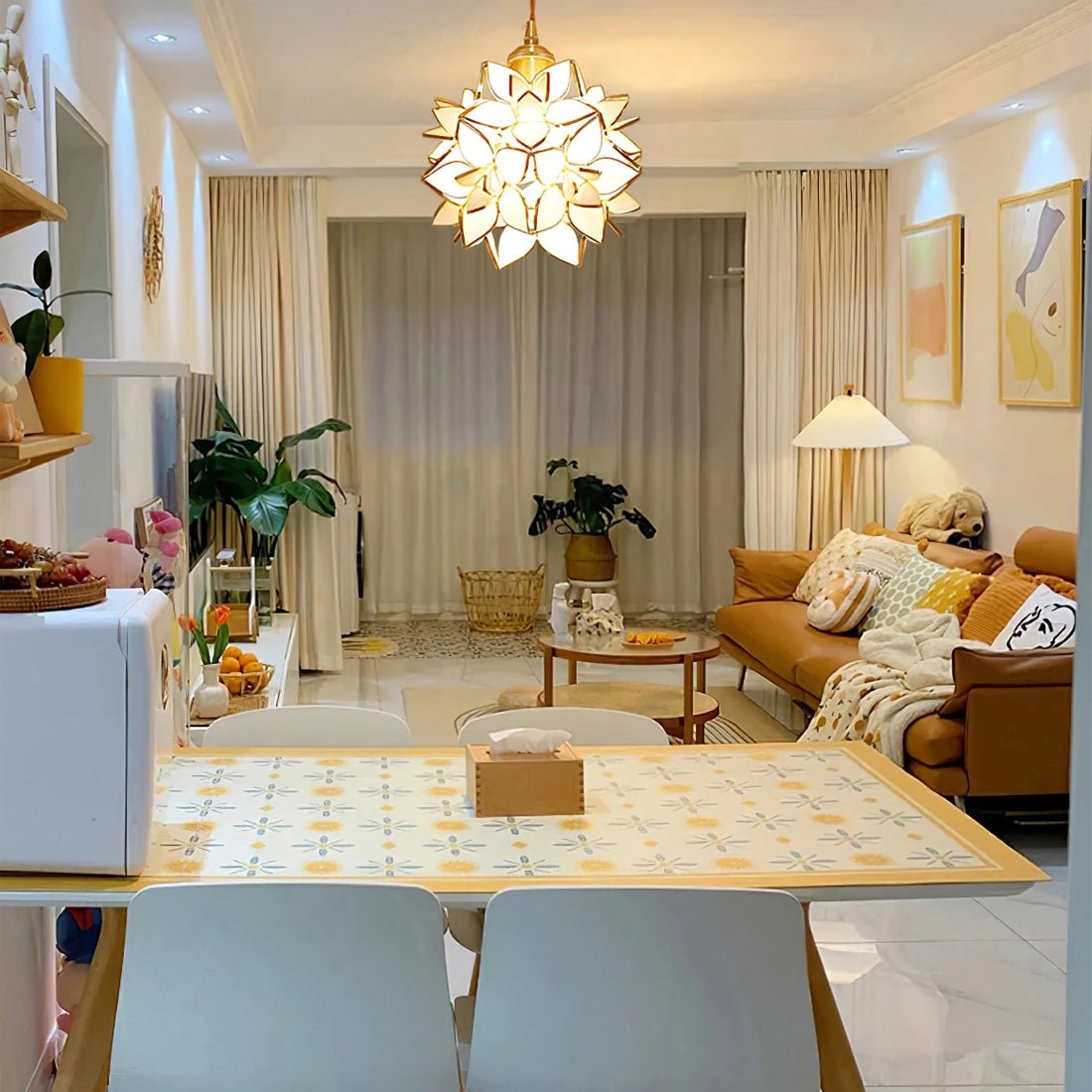 Capiz Pendant Lamp - Blowlighting