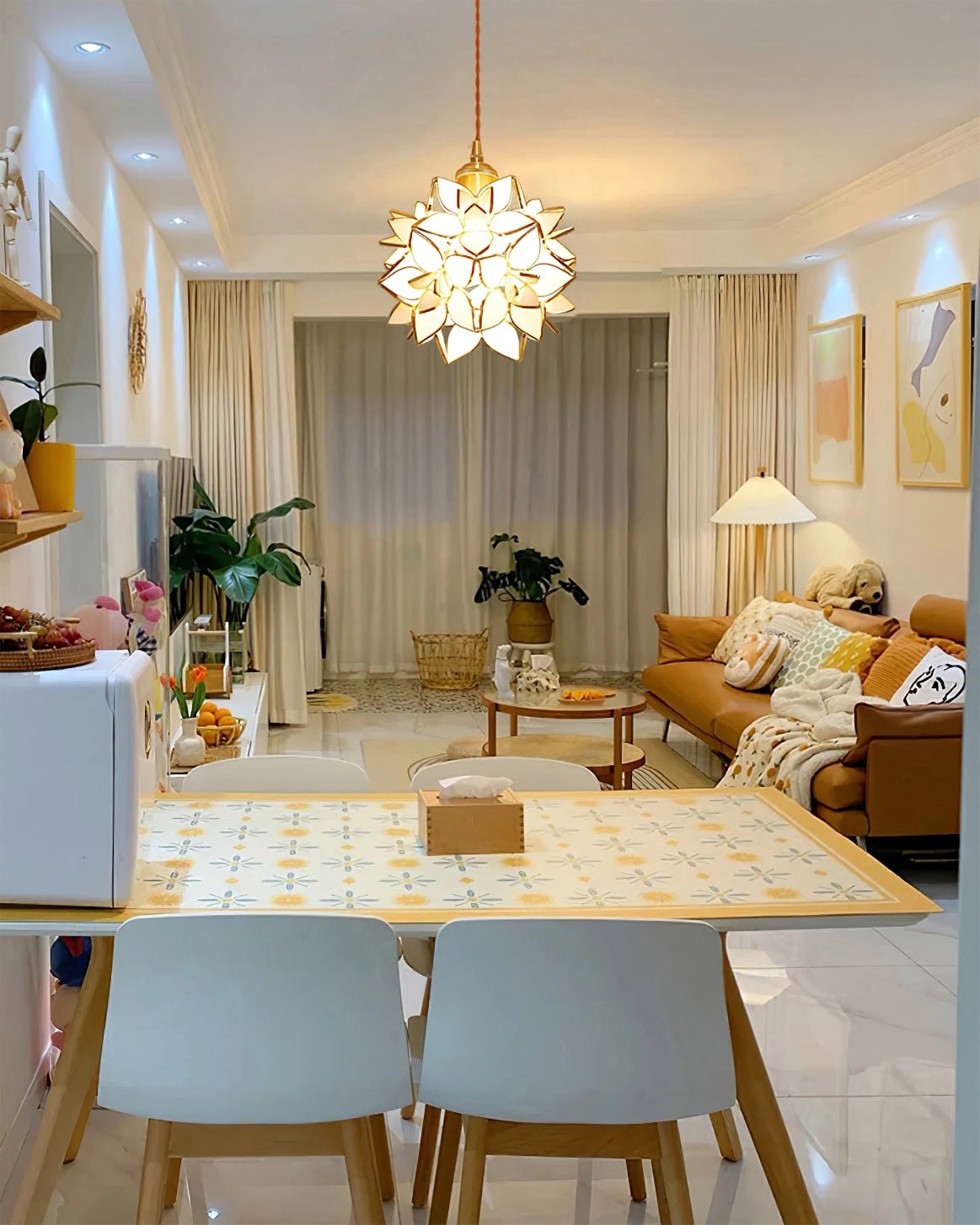 Capiz Pendant Lamp - Blowlighting