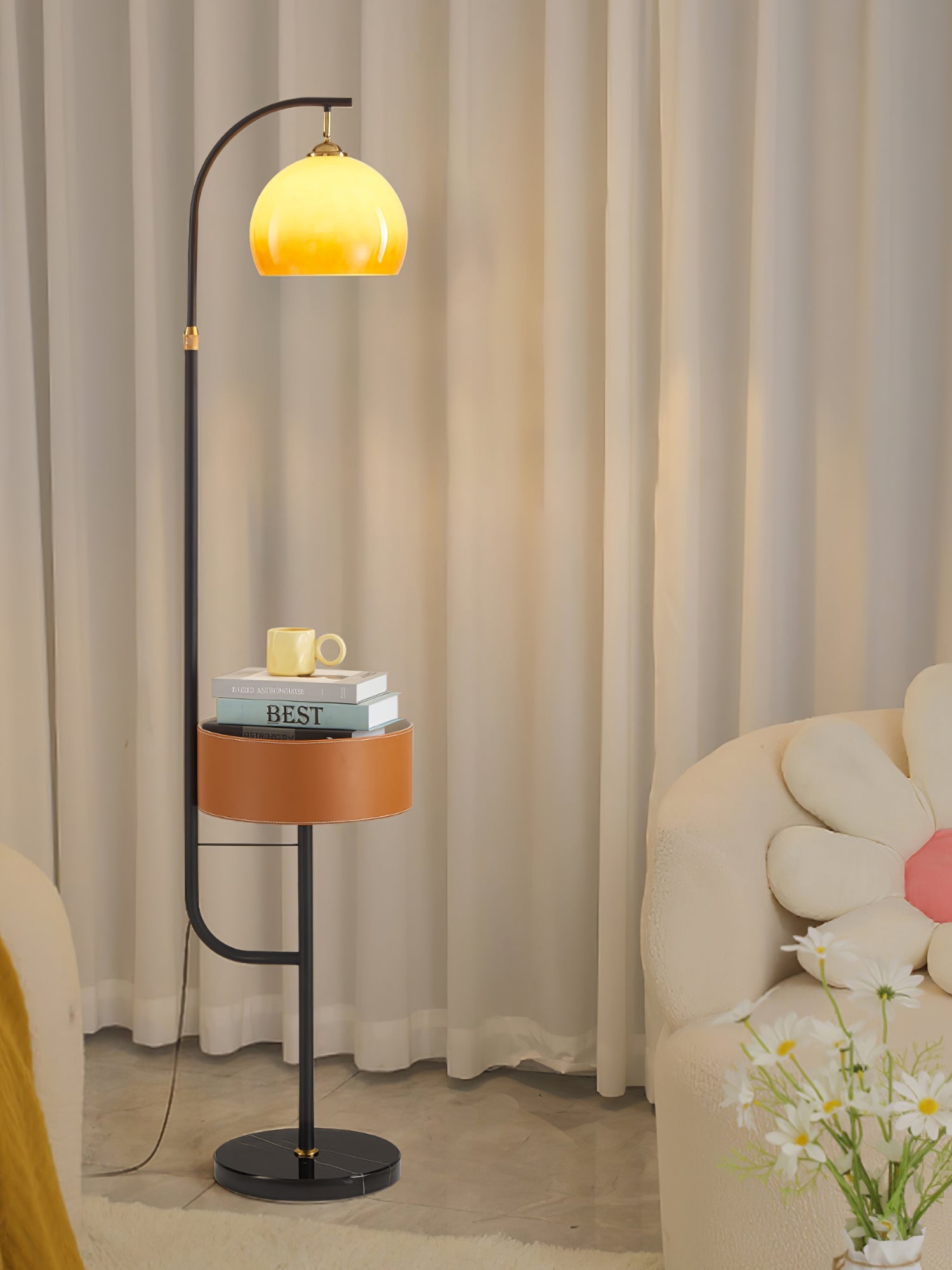 Caramel Arch Floor Lamp - Blowlighting