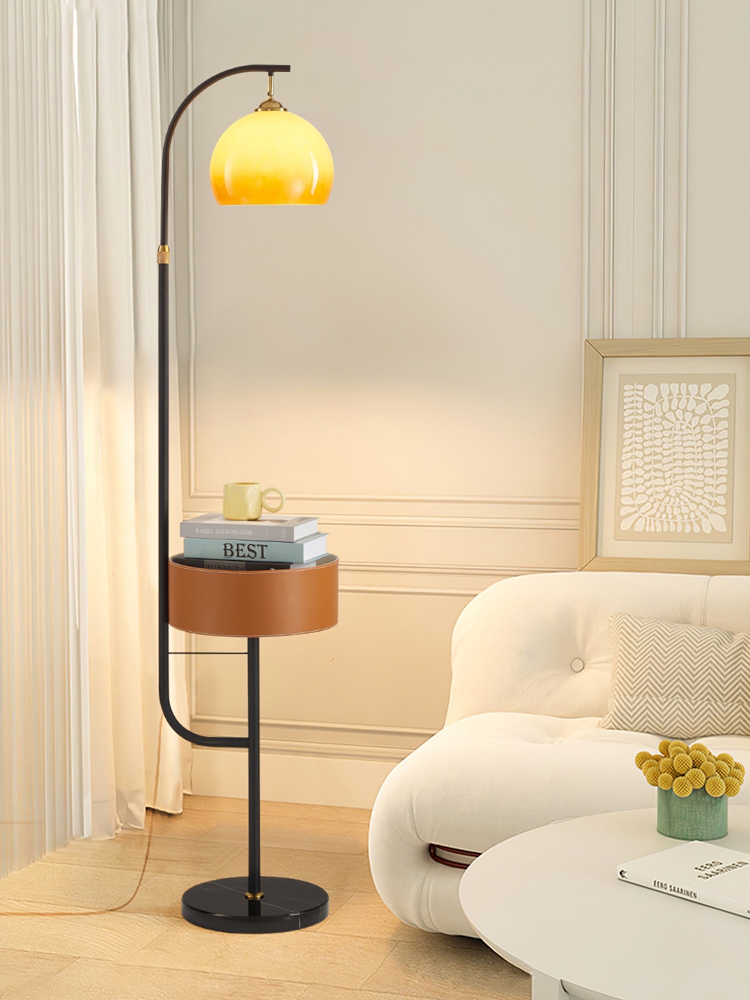 Caramel Arch Floor Lamp - Blowlighting