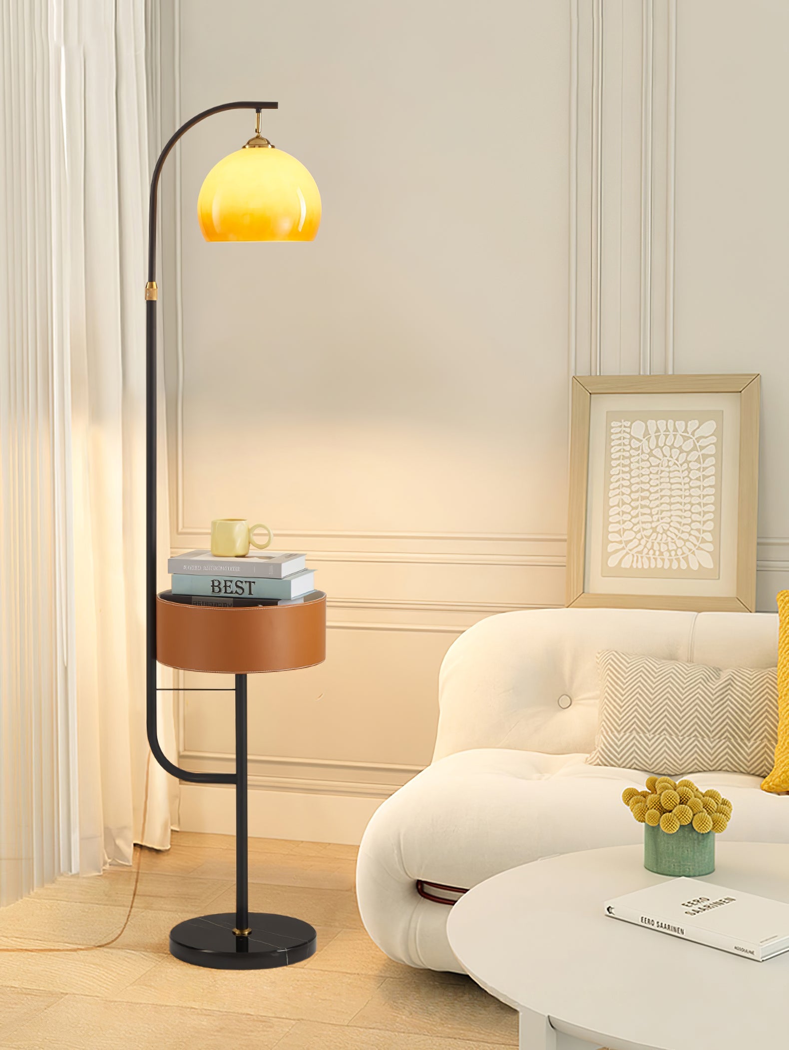 Caramel Arch Floor Lamp - Blowlighting