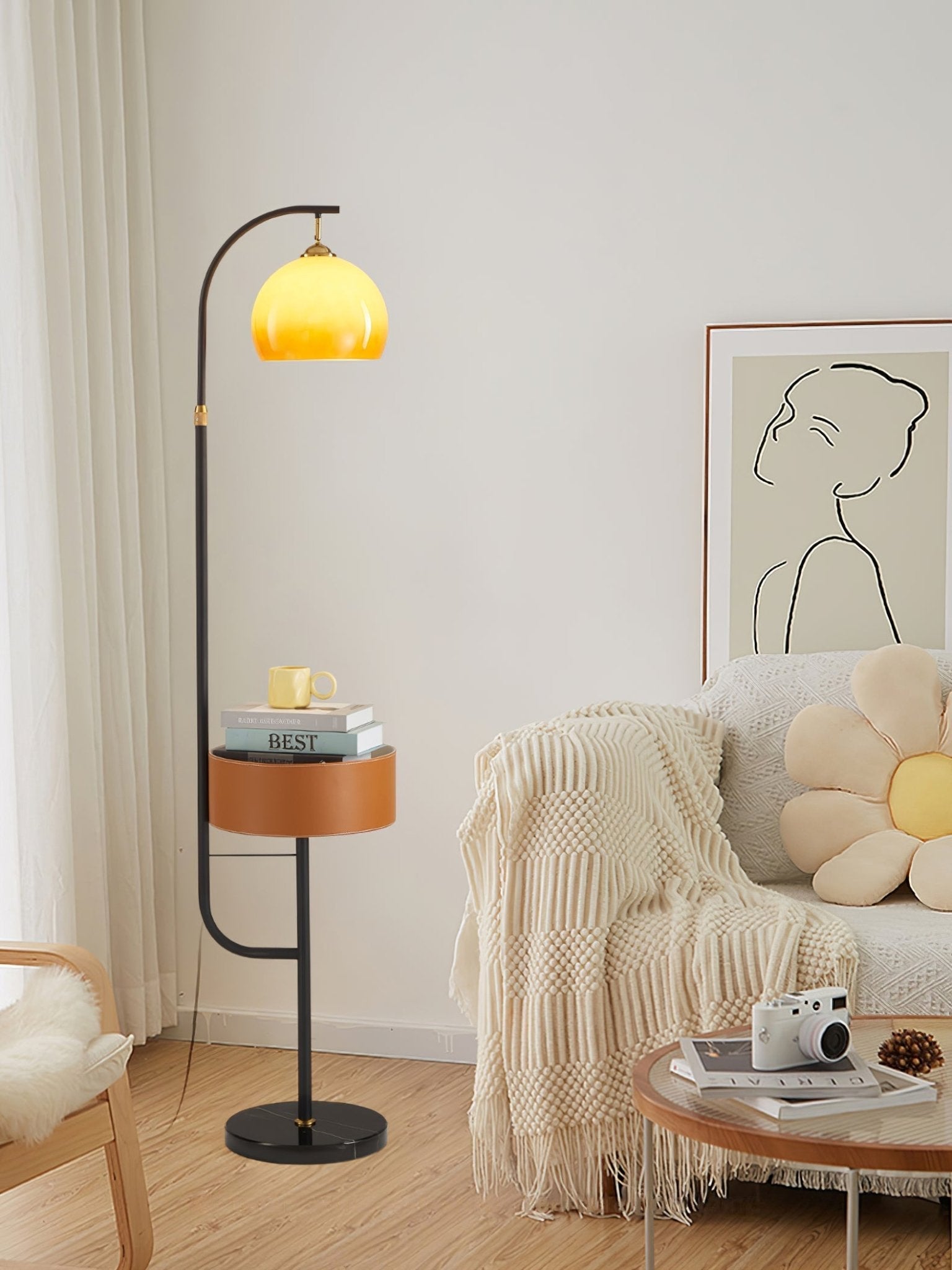 Caramel Arch Floor Lamp - Blowlighting