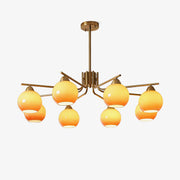 Caramel Sphere Chandelier - Blowlighting