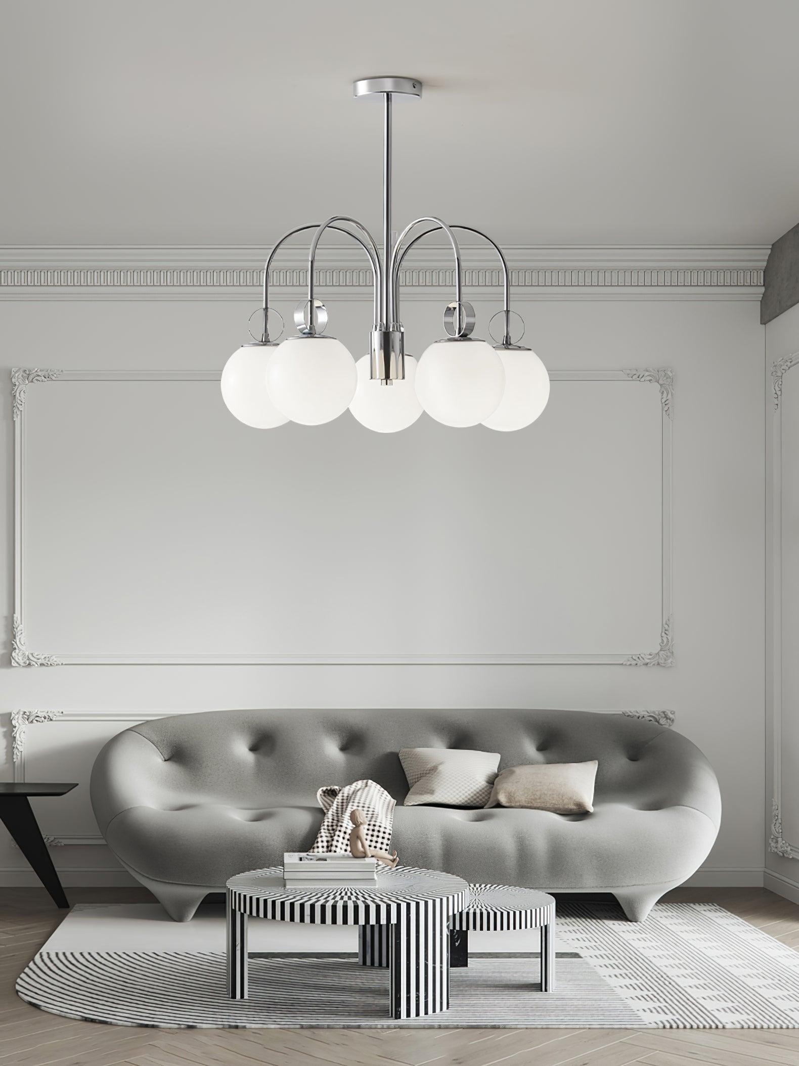 Ishaos Elegance Nordic Collection Metal Chandelier - Blowlighting