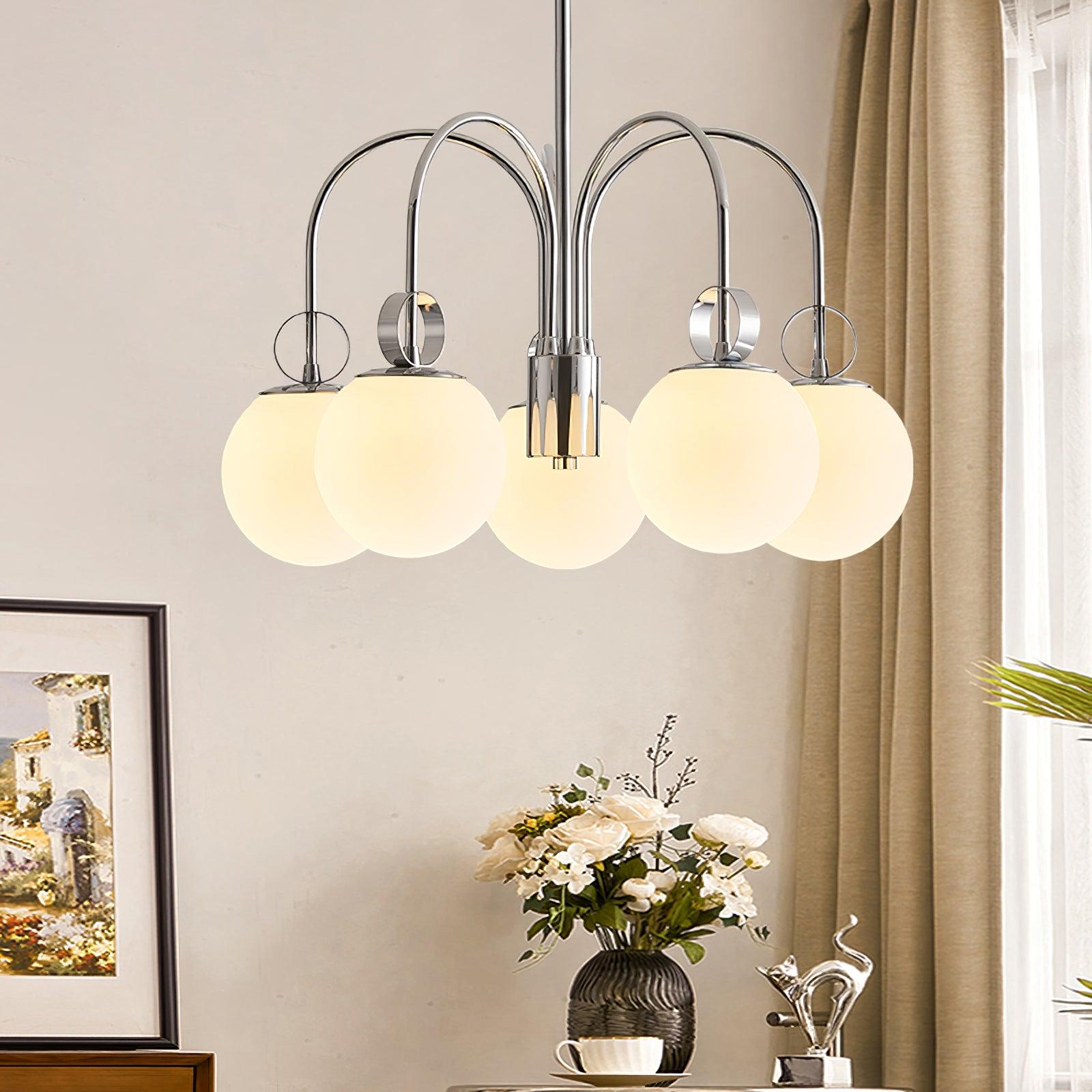 Ishaos Elegance Nordic Collection Metal Chandelier - Blowlighting